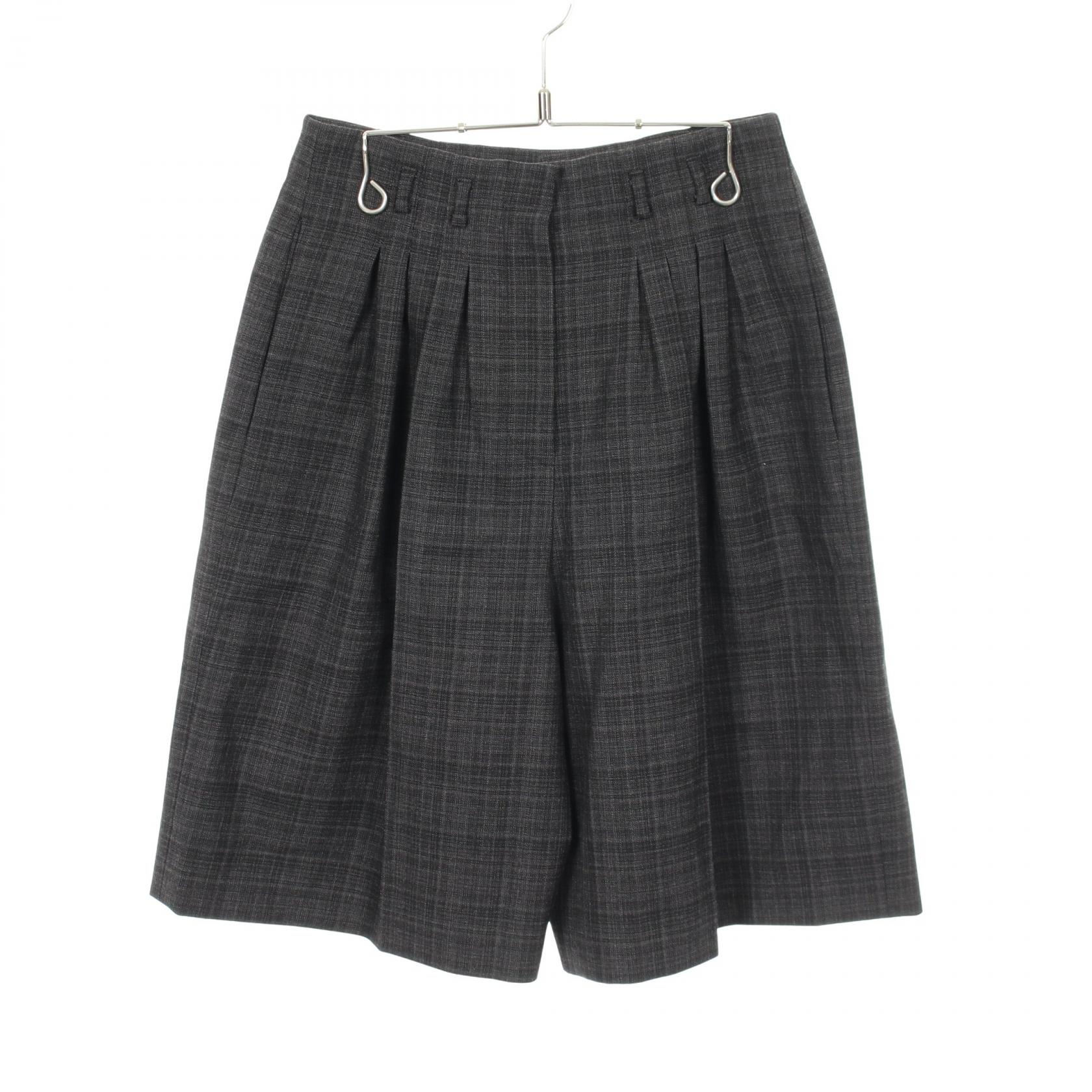 【10%OFFクーポン 7/26 9:59〆】 クリスチャンディオール Christian Dior チャック柄 パンツ 衣料品 ボトムス ウール レディース グレー系 【中古】|Brandoff銀座