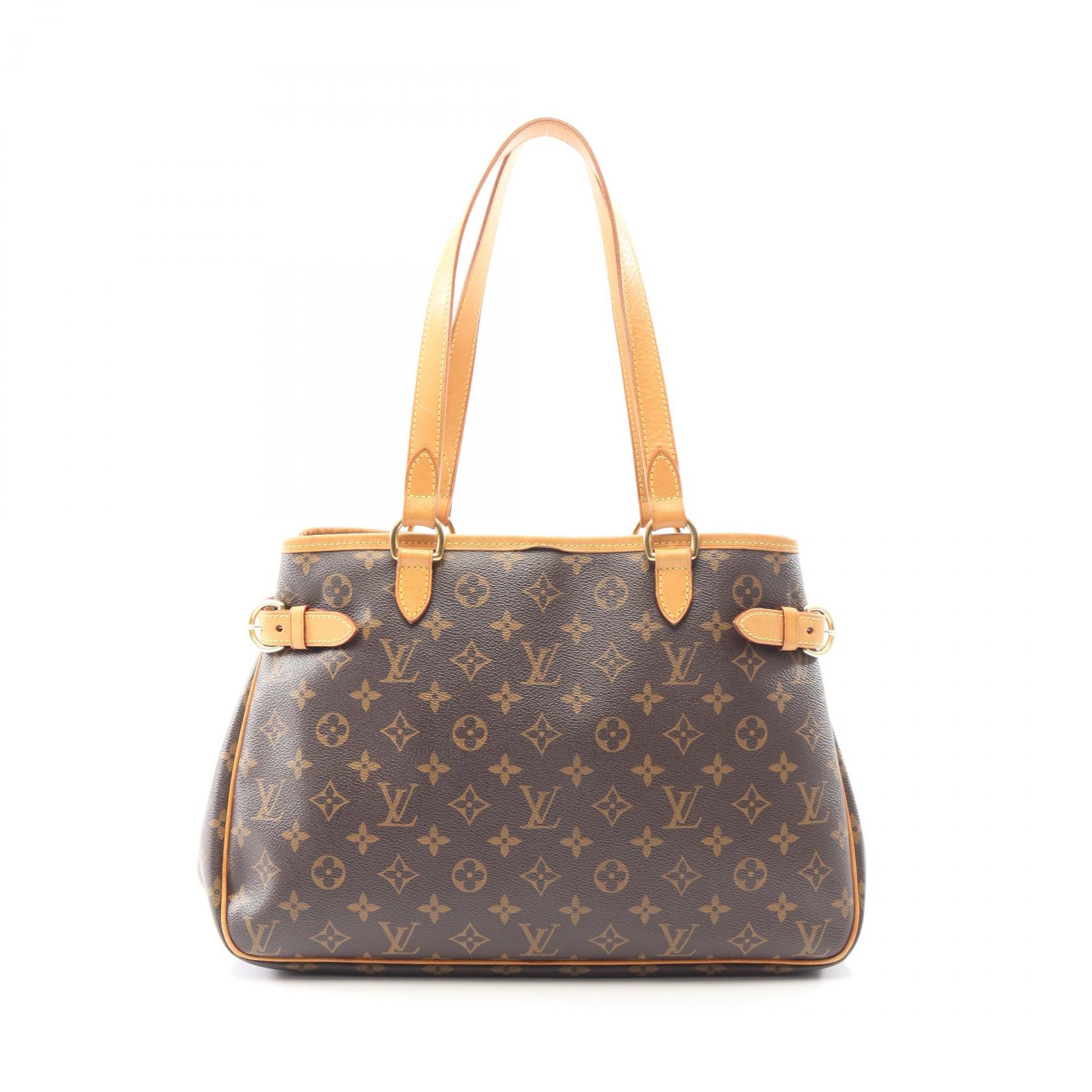【15%OFFクーポン 7/26 9:59〆】ルイ・ヴィトン LOUIS VUITTON バティニョール オリゾンタル ショルダーバッグ バッグ PVCコーティングキャンバス レザー モノグラム レディース ブラウン系 M51154 【中古】|Brandoff銀座