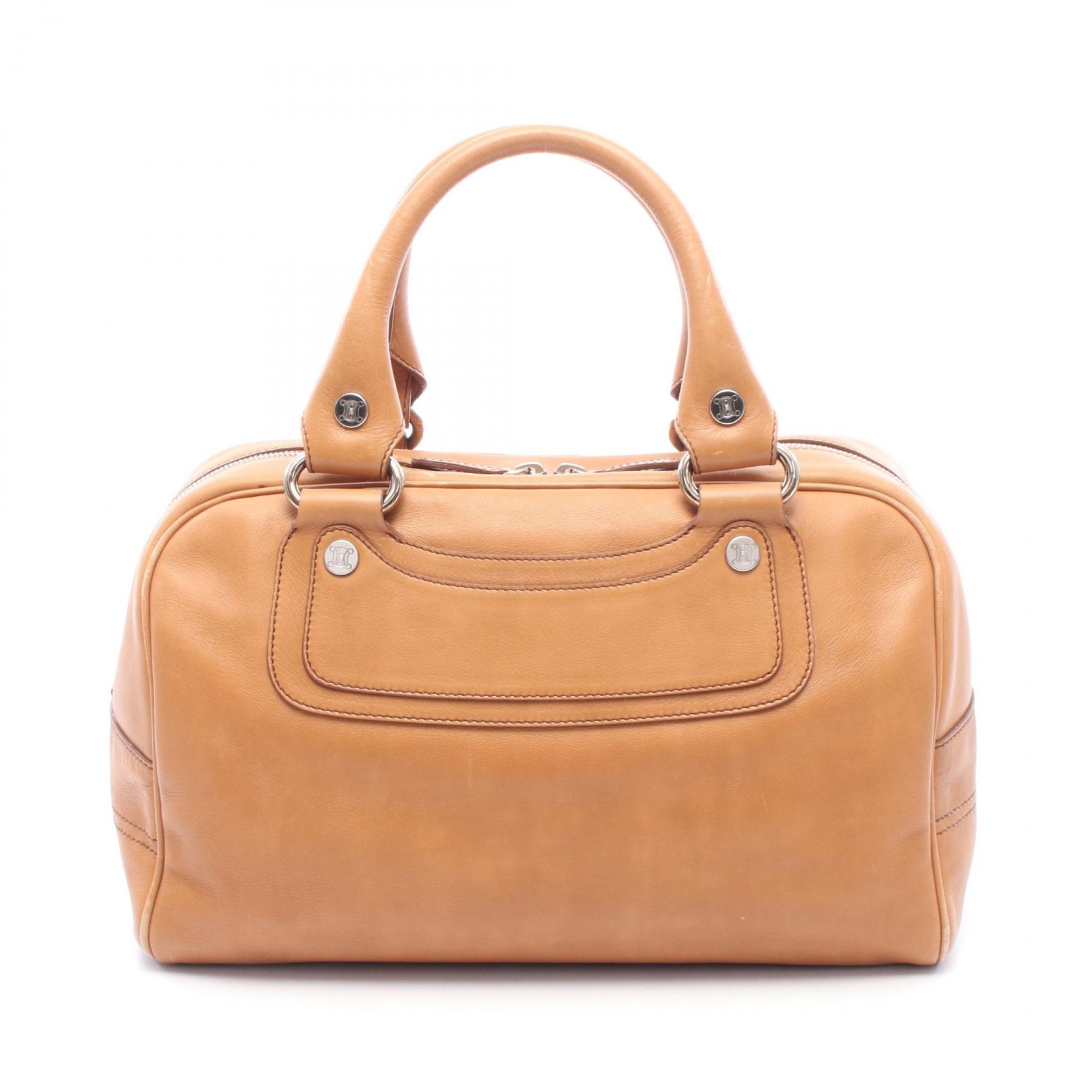 【15%OFFクーポン 7/26 9:59〆】セリーヌ CELINE ブギーバッグ ハンドバッグ バッグ レザー レディース ブラウン系 【中古】｜Brandoff銀座