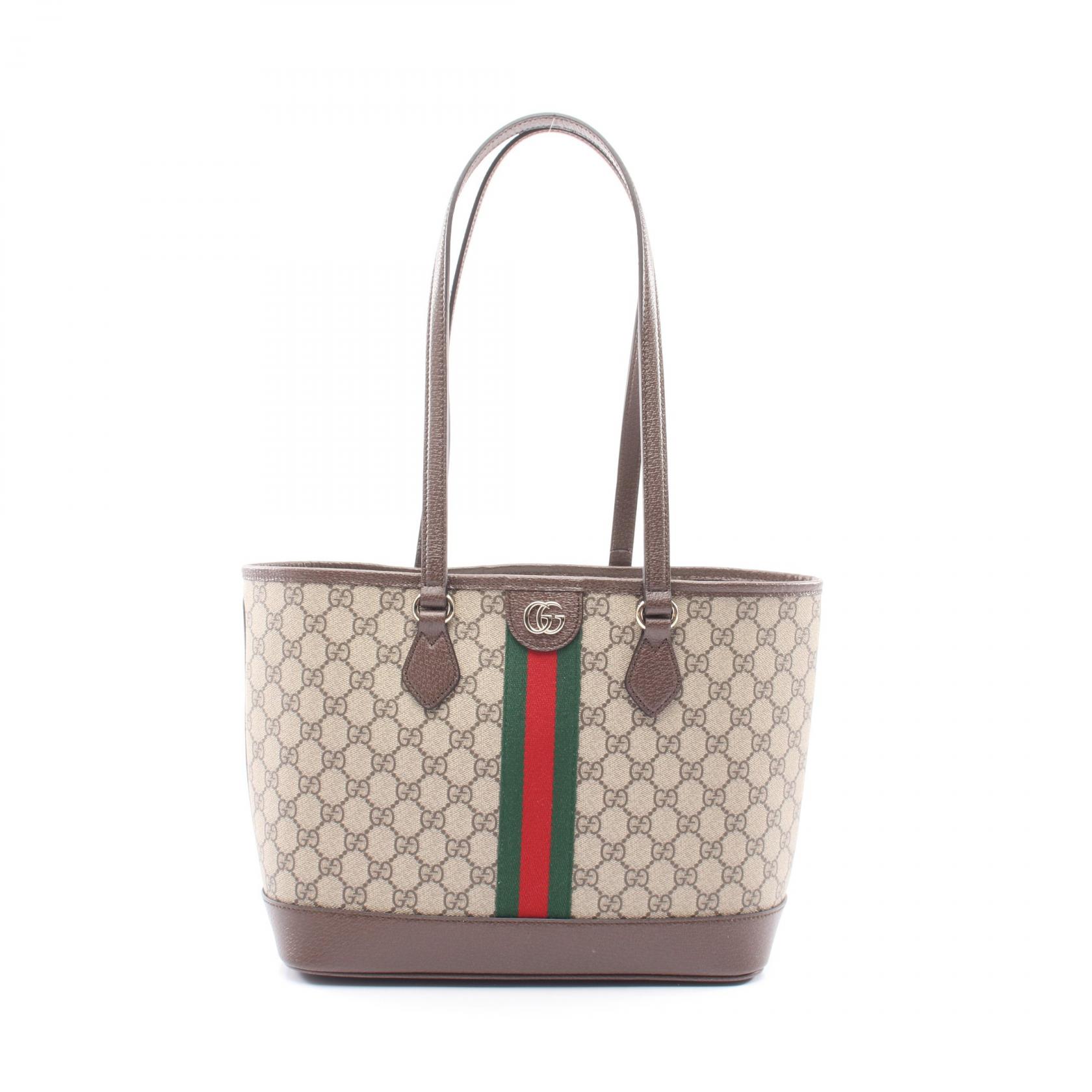 【10%OFFクーポン 7/26 9:59〆】 グッチ GUCCI ダブルG ミディアム シェリーライン GGスプリーム トートバッグ バッグ PVCコーティングキャンバス レザー レディース ベージュ系 / マルチカラー 836849FAE0J9867 【新品】|Brandoff銀座