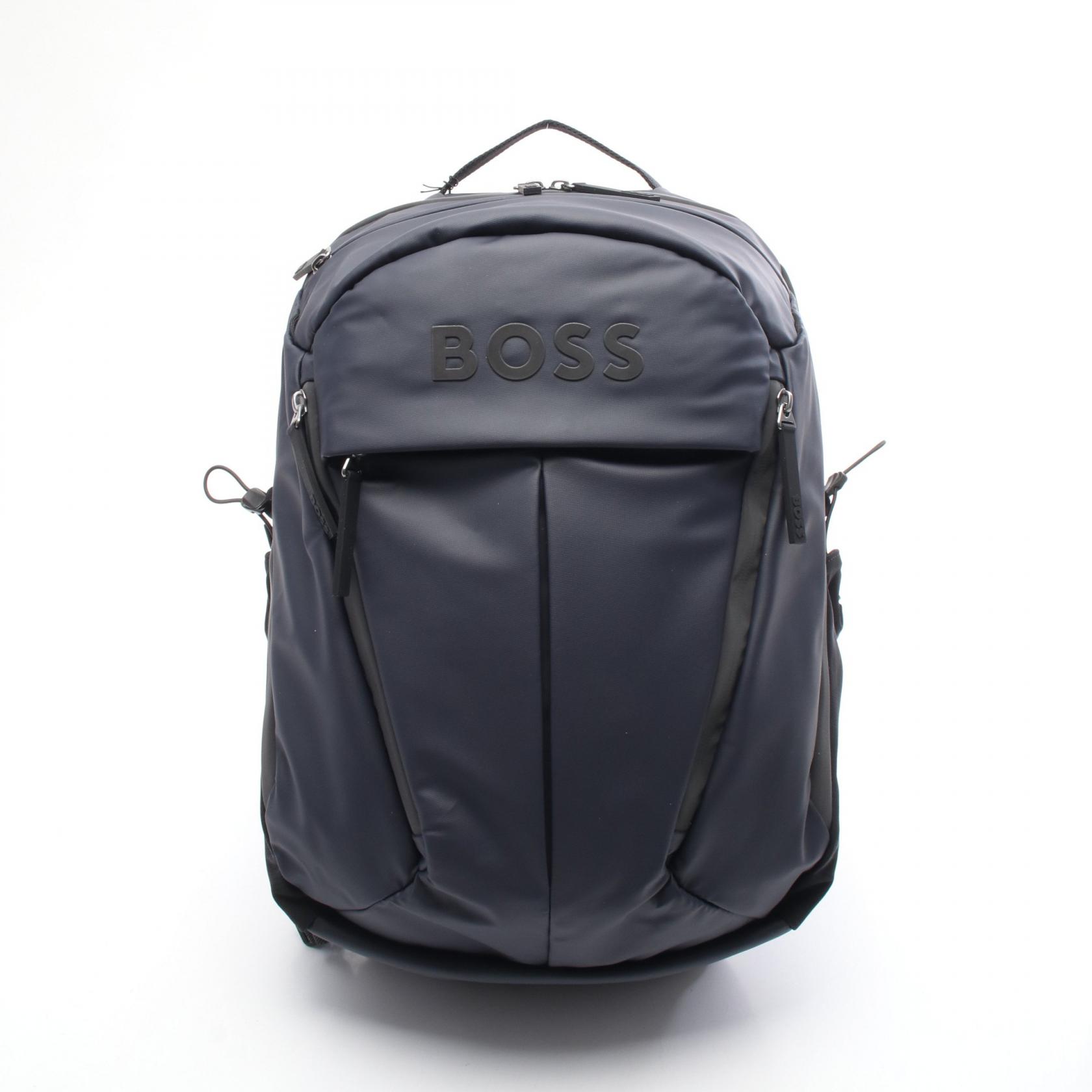 【10%OFFクーポン 7/26 9:59〆】 ヒューゴボス HUGO BOSS リュックサック バックパック バッグ ポリエステル メンズ ネイビー系 / ブラック系 50548067402 【新品】|Brandoff銀座