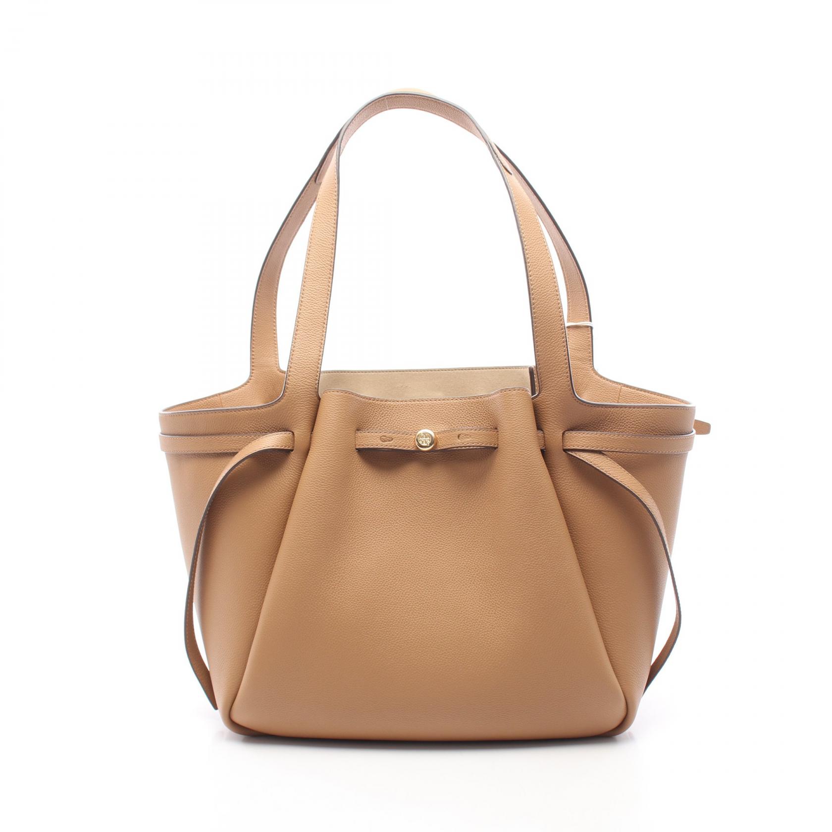 【10%OFFクーポン 7/26 9:59〆】 トリーバーチ Tory Burch ロミー トート トートバッグ バッグ レザー レディース ブラウン系 163388227 【新品】｜Brandoff銀座