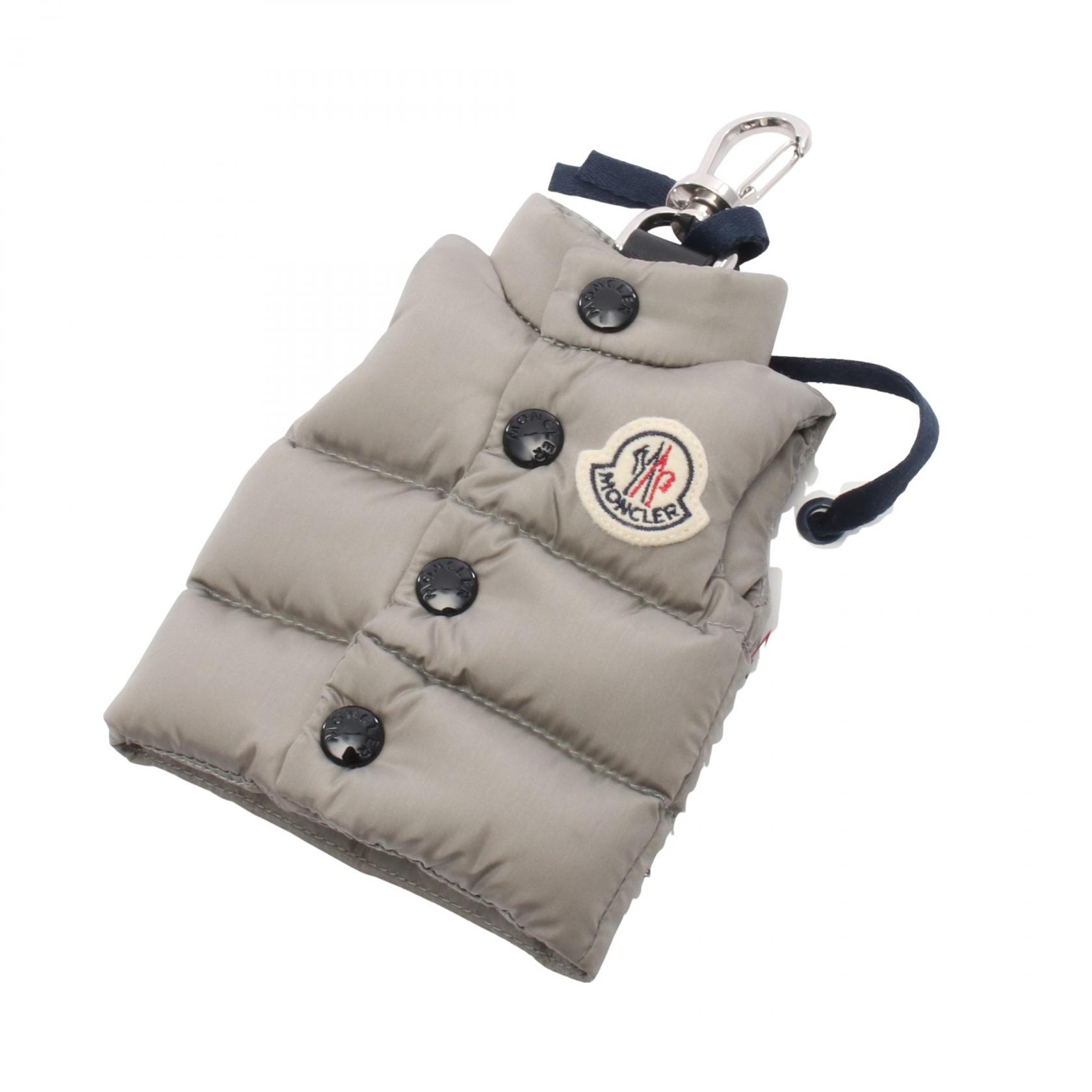 【10%OFFクーポン 7/26 9:59〆】 モンクレール MONCLER ベスト キーリング付き チャーム アクセサリー ナイロン レザー メンズ レディース グレー系 / ブラック系 / マルチカラー 6F00002M7726903 【新品】|Brandoff銀座