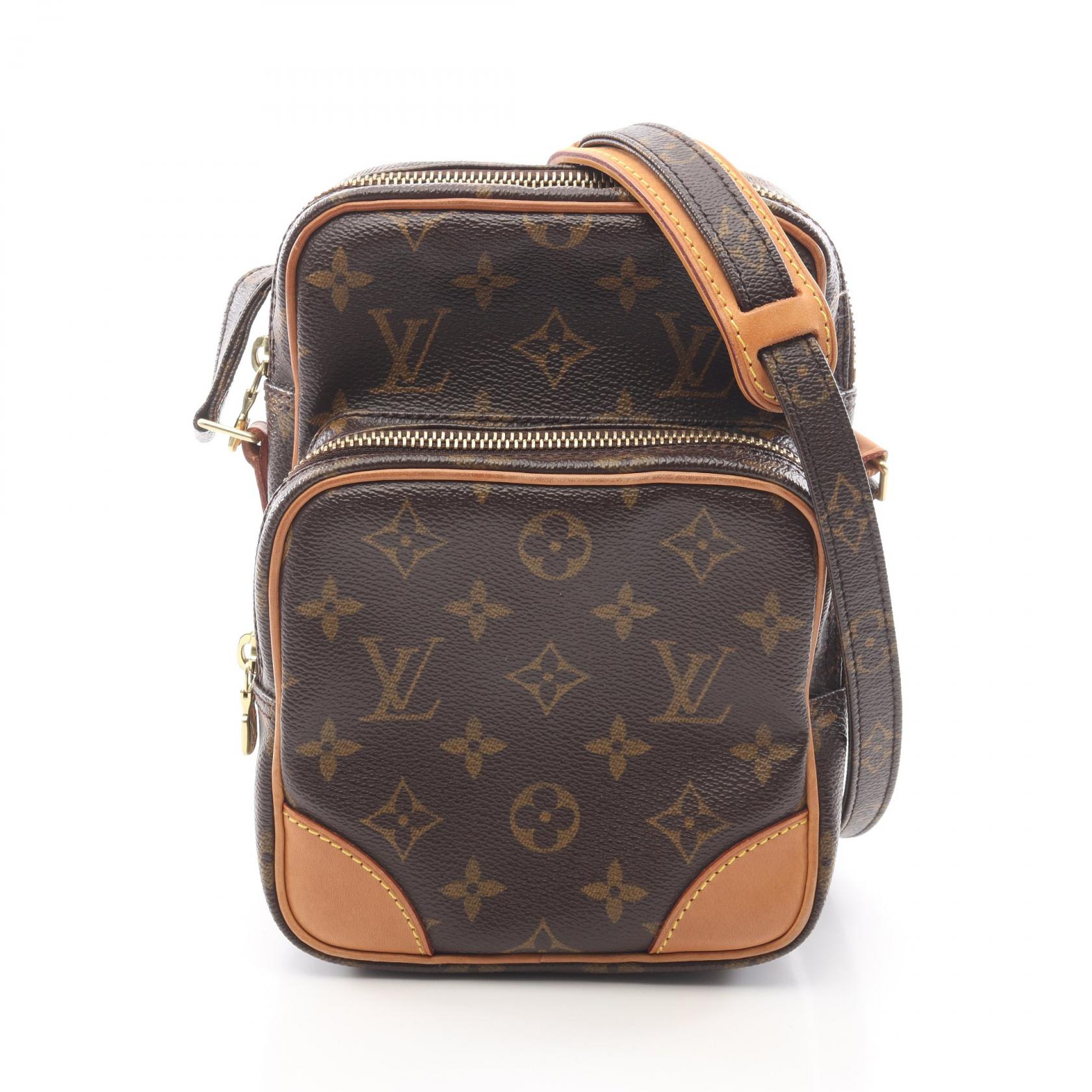 ルイ・ヴィトン LOUIS VUITTON アマゾン モノグラム ショルダーバッグ バッグ PVCコーティングキャンバス レザー モノグラム レディース ブラウン系 M45236 【中古】｜Brandoff銀座
