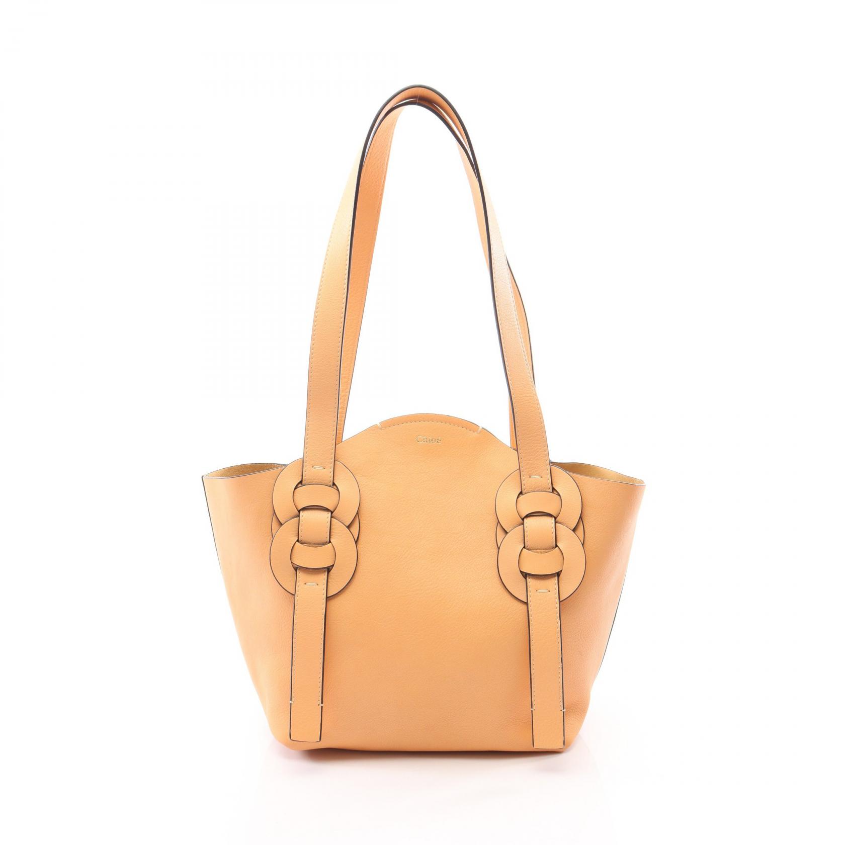 【15%OFFクーポン 7/26 9:59〆】クロエ Chloe DARRYL ダリル トートバッグ バッグ レザー レディース ベージュ系 【中古】|Brandoff銀座