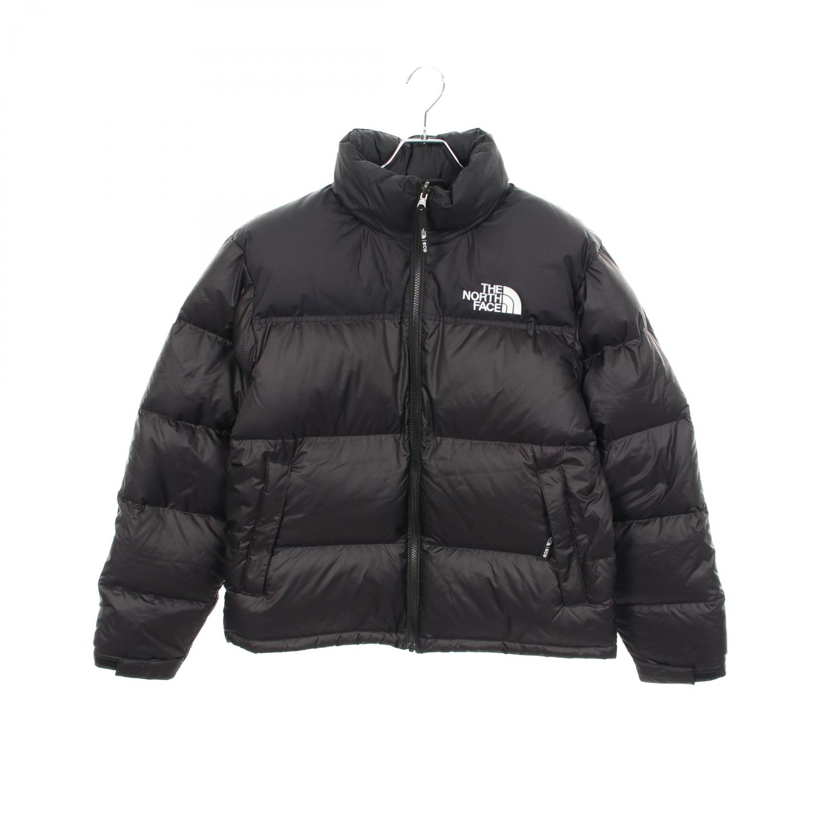 【10%OFFクーポン 7/26 9:59〆】 ザノースフェイス ホワイトレーベル THE NORTH FACE WHITE LABEL 1996 ECO NUPTSE ヌプシ フード付き ダウンジャケット 衣料品 アウター ナイロン メンズ ブラック系 NJ1DP55A 【中古】｜Brandoff銀座