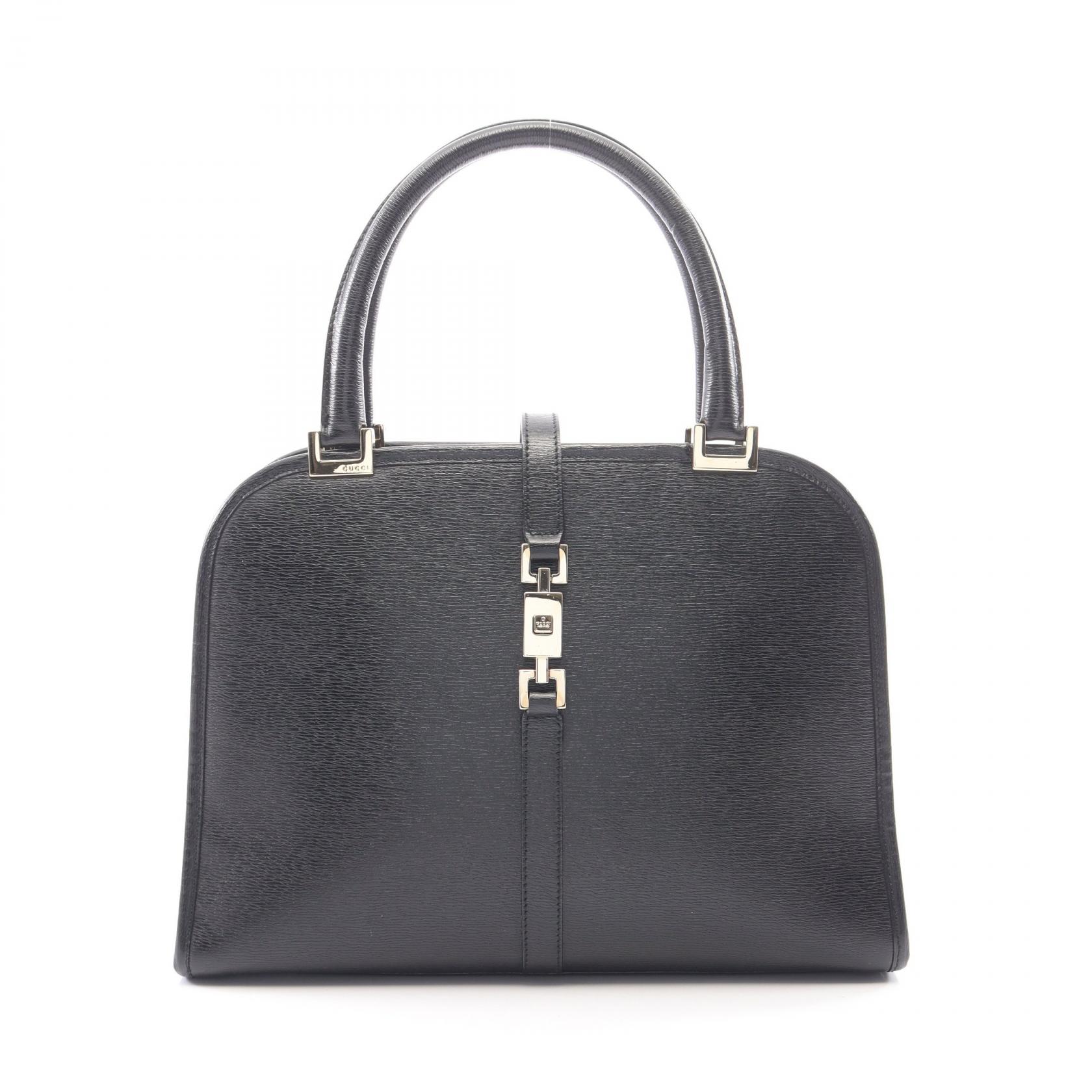 グッチ GUCCI ジャッキー ハンドバッグ バッグ レザー レディース ブラック系 002･1071 【中古】｜Brandoff銀座