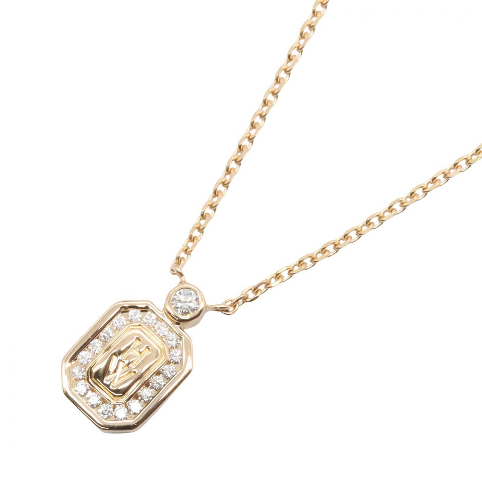 【10%OFFクーポン 7/26 9:59〆】 ハリーウィンストン HARRY WINSTON HWロゴ ダイヤ ネックレス ネックレス ジュエリー K18PG(ピンクゴールド) ダイヤモンド レディース ゴールド系 / クリア系 PEDRRD16HWL 【中古】|Brandoff銀座
