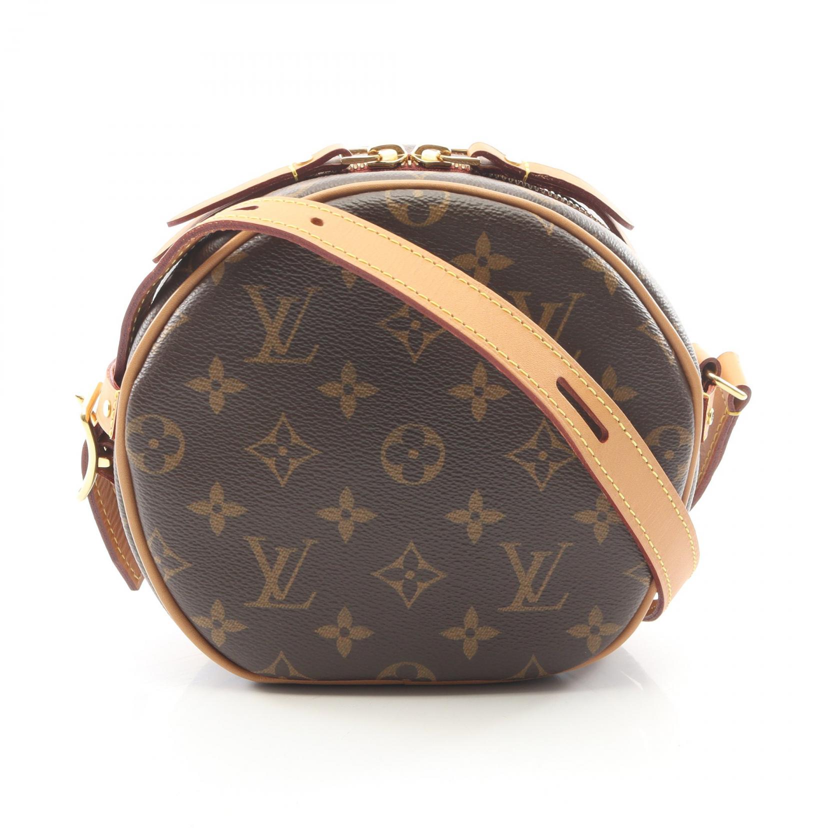 【10%OFFクーポン 7/26 9:59〆】 ルイ・ヴィトン LOUIS VUITTON ボワット シャポー スープルPM モノグラム ショルダーバッグ バッグ PVCコーティングキャンバス レザー レディース ブラウン系 M45149 【中古】｜Brandoff銀座