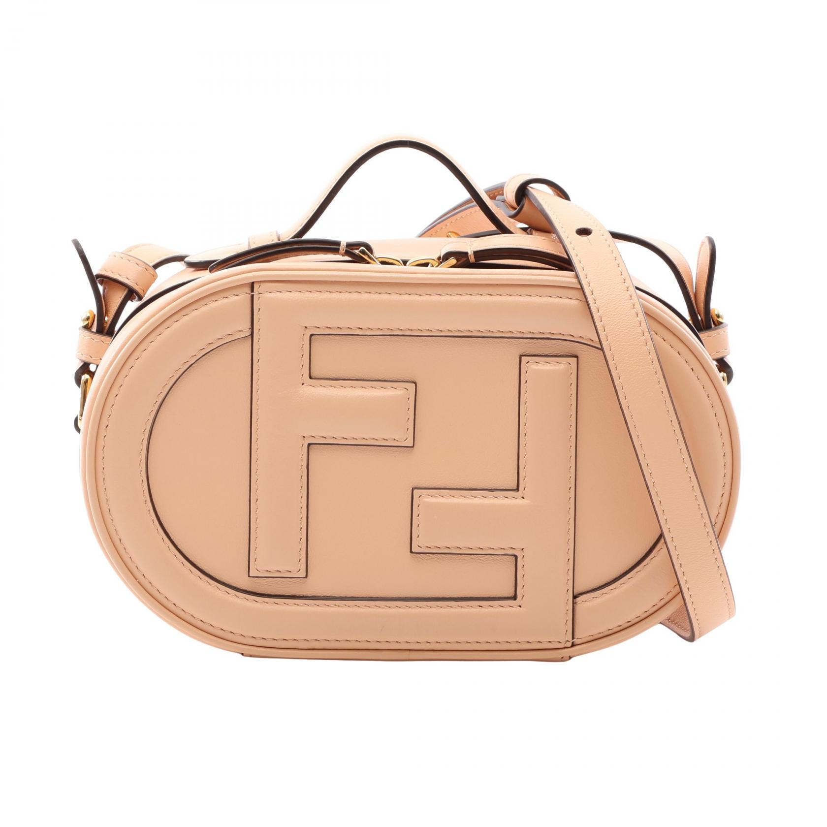 【10%OFFクーポン 7/26 9:59〆】 フェンディ FENDI オーロック スモール カメラバッグ ハンドバッグ バッグ レザー レディース ピンク系 8BS058 【中古】|Brandoff銀座