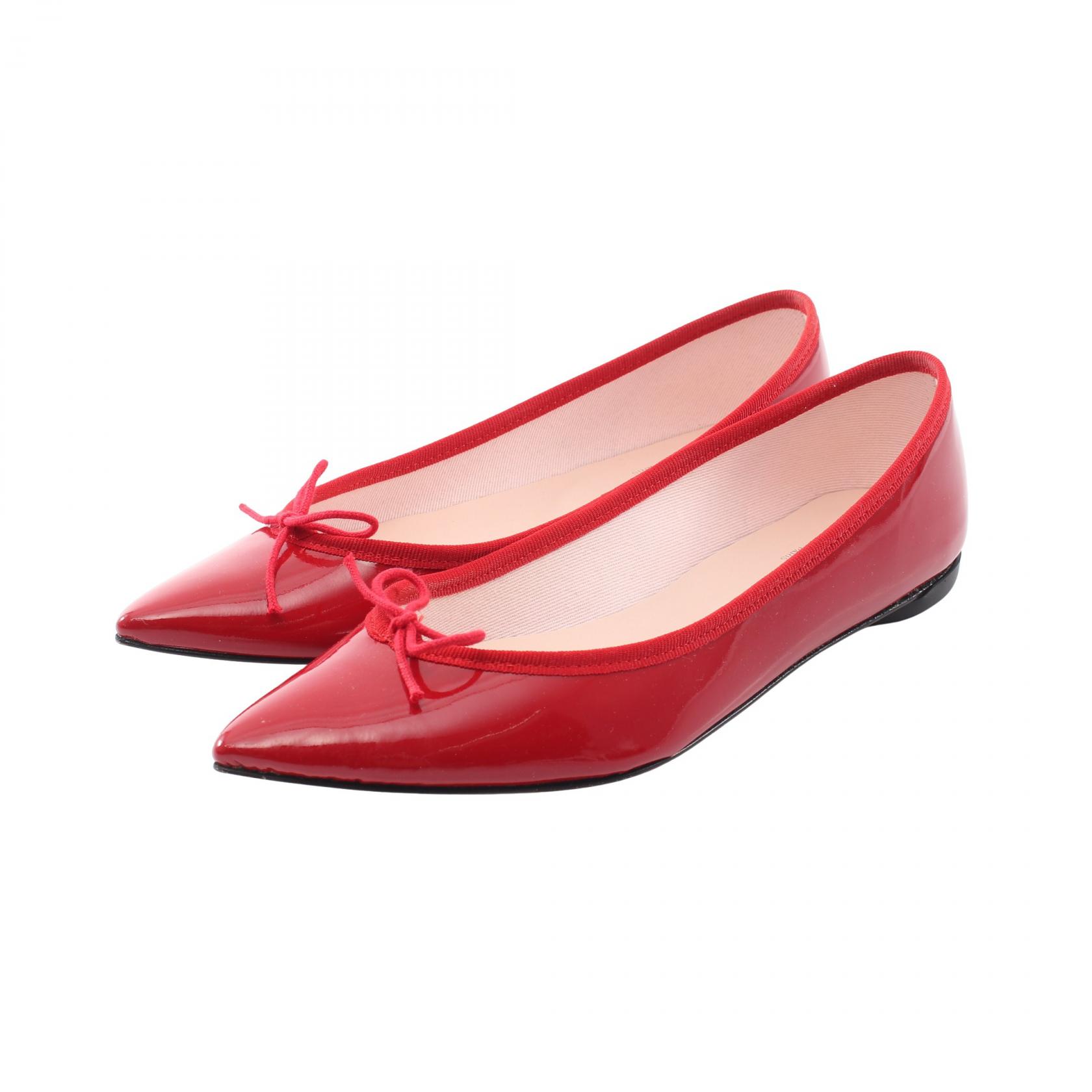 【10%OFFクーポン 7/26 9:59〆】 レペット repetto Brigitte ブリジット パンプス 靴 パテントレザー レディース レッド系 【中古】｜Brandoff銀座