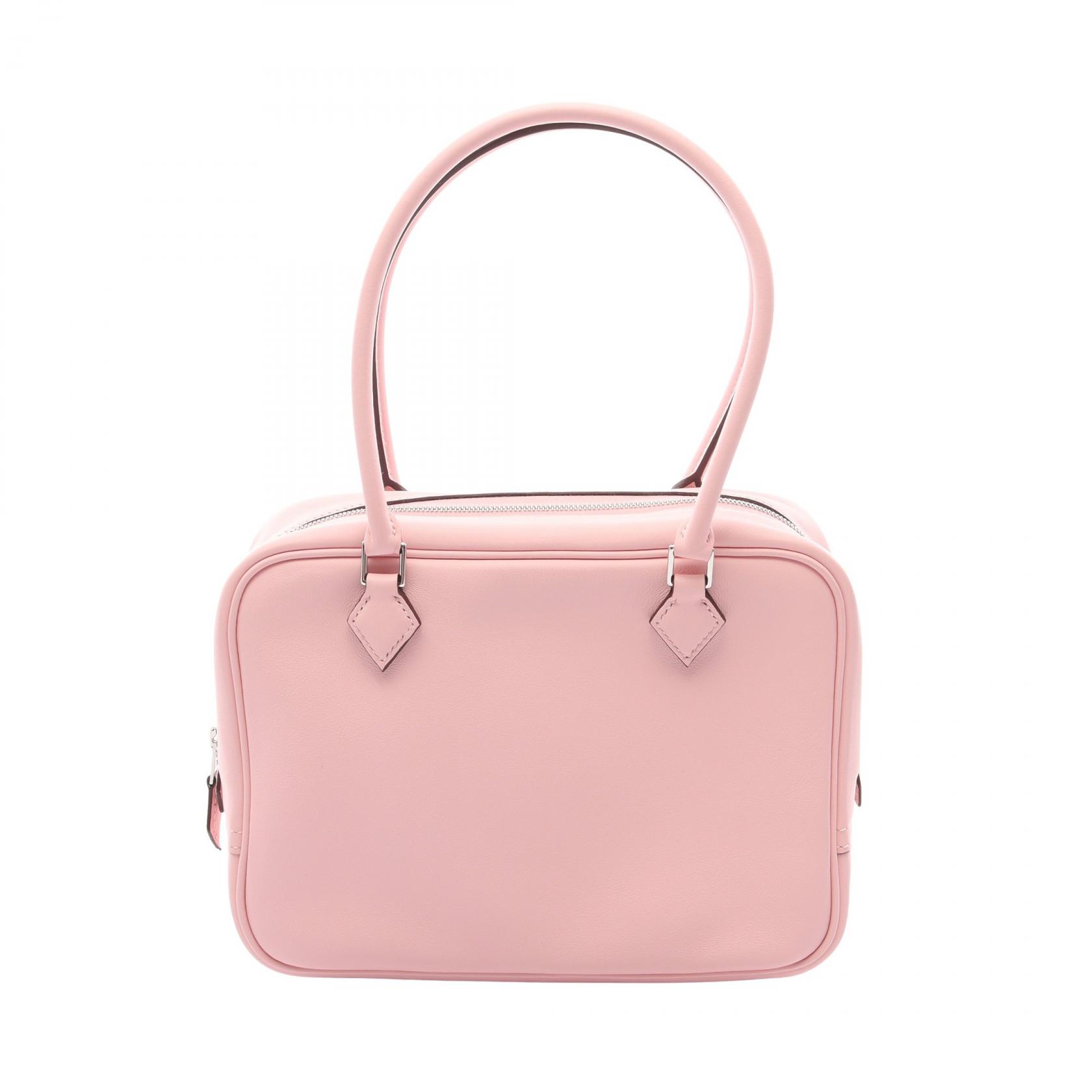 【10%OFFクーポン 7/26 9:59〆】 エルメス HERMES ミニプリュム20 ローズサクラ ハンドバッグ バッグ ヴォースイフト ヴォースイフト レディース ピンク系 【中古】|Brandoff銀座