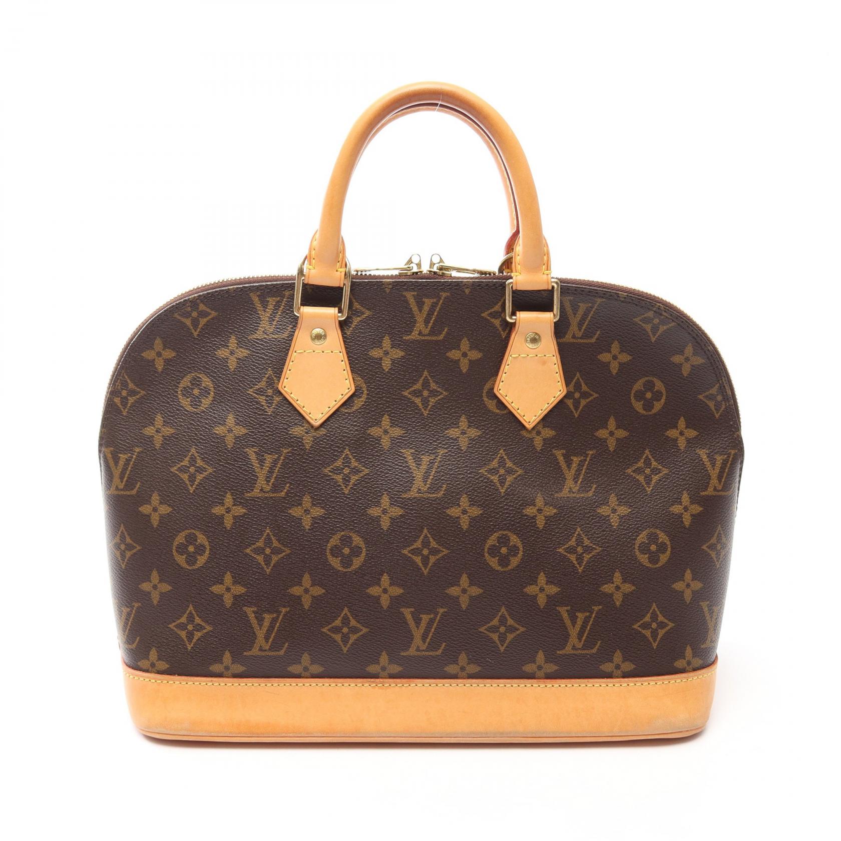 【10%OFFクーポン 7/26 9:59〆】 ルイ・ヴィトン LOUIS VUITTON アルマPM モノグラム ハンドバッグ バッグ PVCコーティングキャンバス レザー レディース ブラウン系 M51130 【中古】|Brandoff銀座