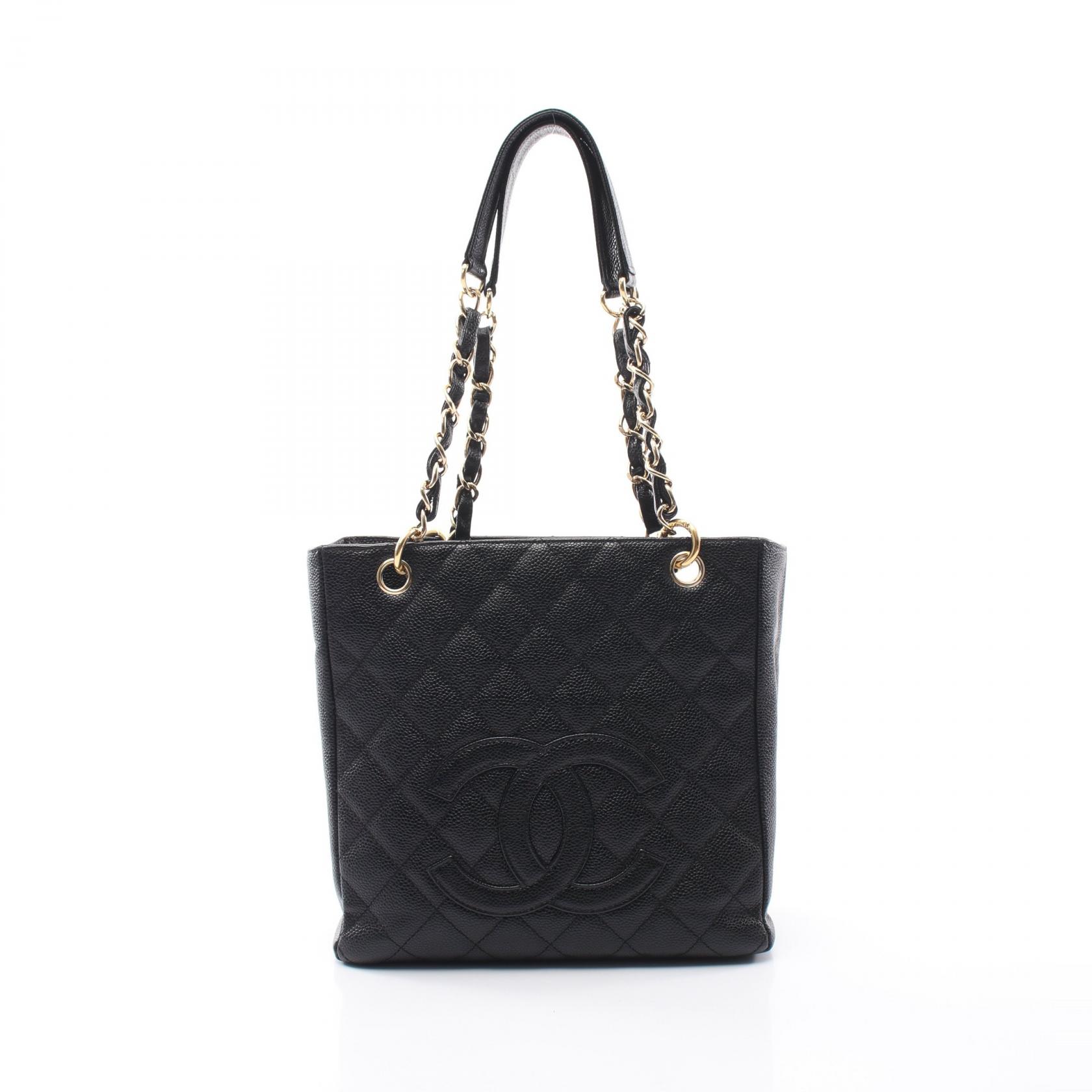【10%OFFクーポン 7/26 9:59〆】 シャネル CHANEL マトラッセ PST トートバッグ バッグ キャビアスキン(グレインドカーフ) レディース ブラック系 A20994 【中古】|Brandoff銀座