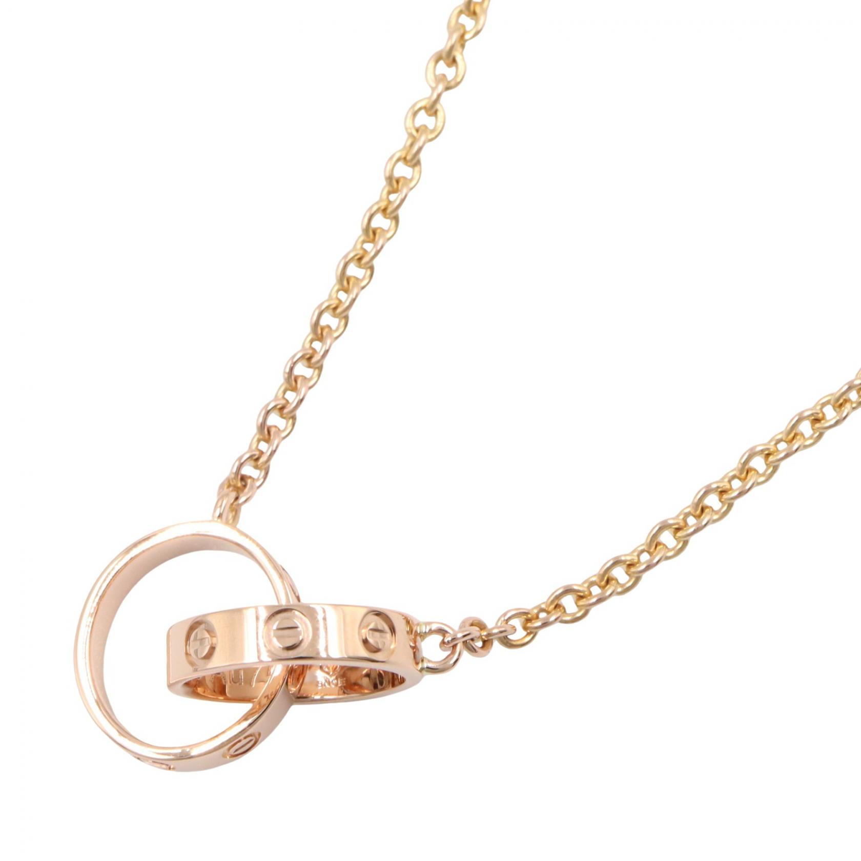 【10%OFFクーポン 7/26 9:59〆】 カルティエ CARTIER ベビーラブ ネックレス ネックレス ジュエリー K18PG(ピンクゴールド) レディース ゴールド系 B7212300 【中古】|Brandoff銀座