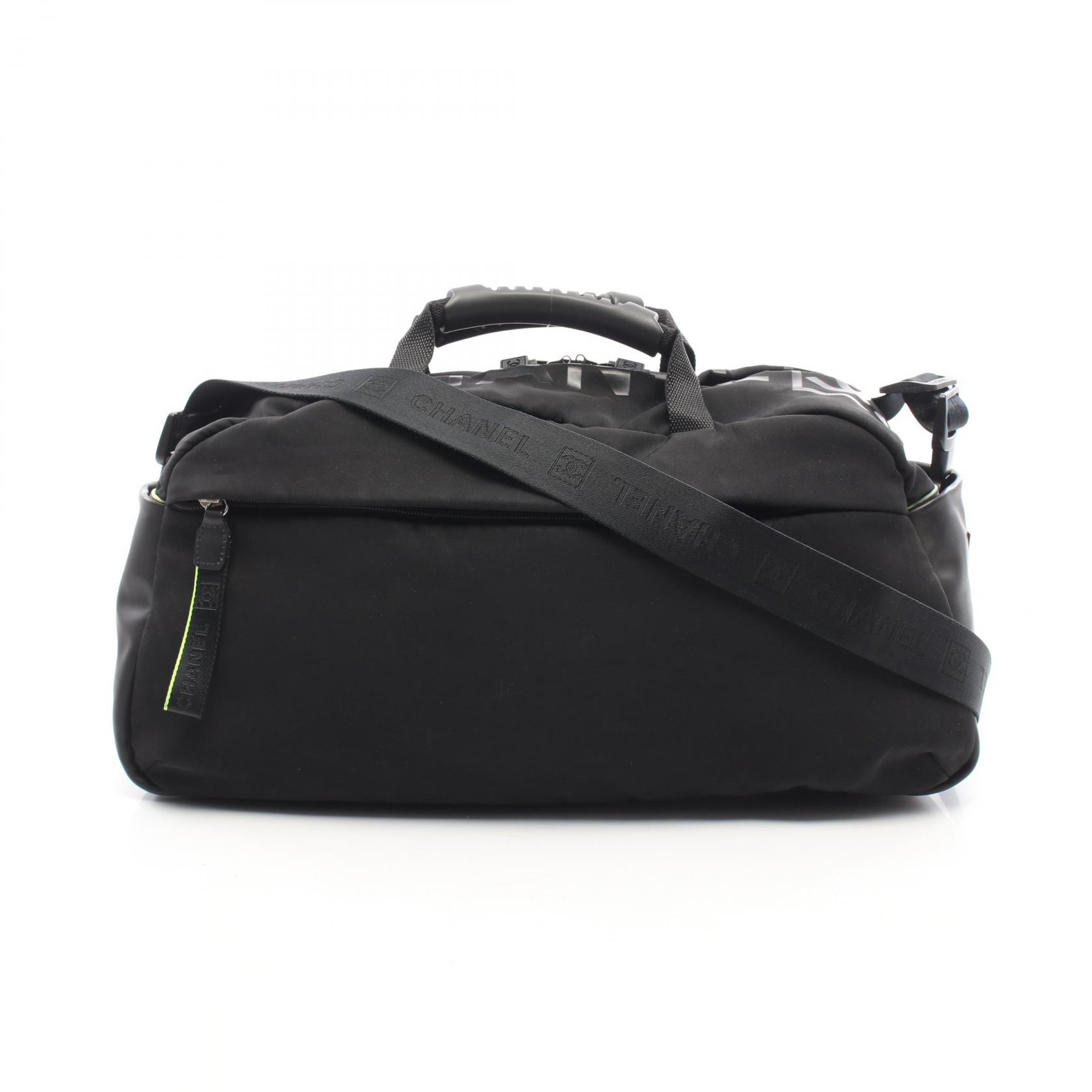【10%OFFクーポン 7/26 9:59〆】 シャネル CHANEL スポーツライン 2WAY ボストンバッグ バッグ ナイロン レディース ブラック系 【中古】｜Brandoff銀座