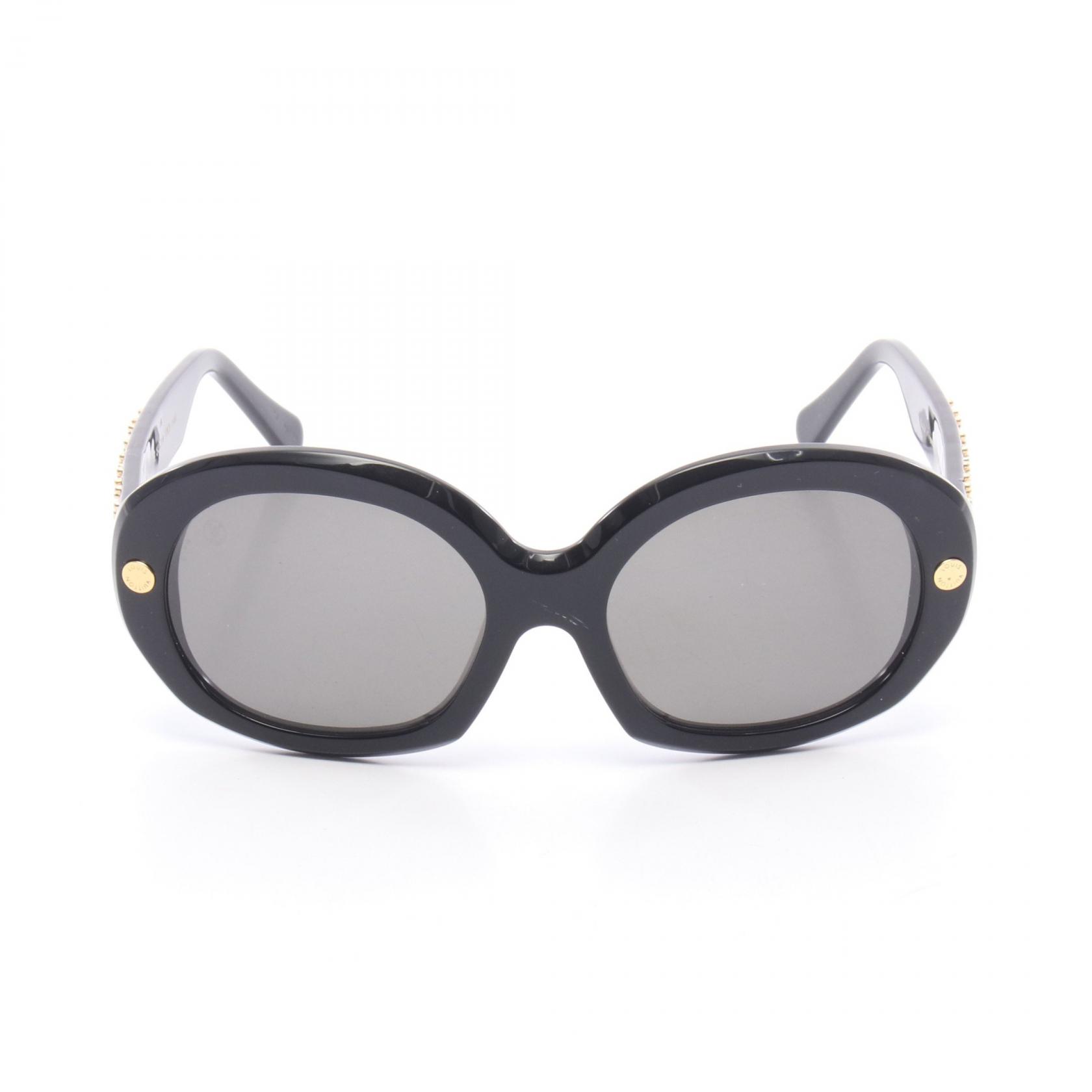 【10%OFFクーポン 7/26 9:59〆】 ルイ・ヴィトン LOUIS VUITTON La Piscine Studs サングラス 衣料品 プラスチック レディース ブラック系 Z1049U 【中古】｜Brandoff銀座