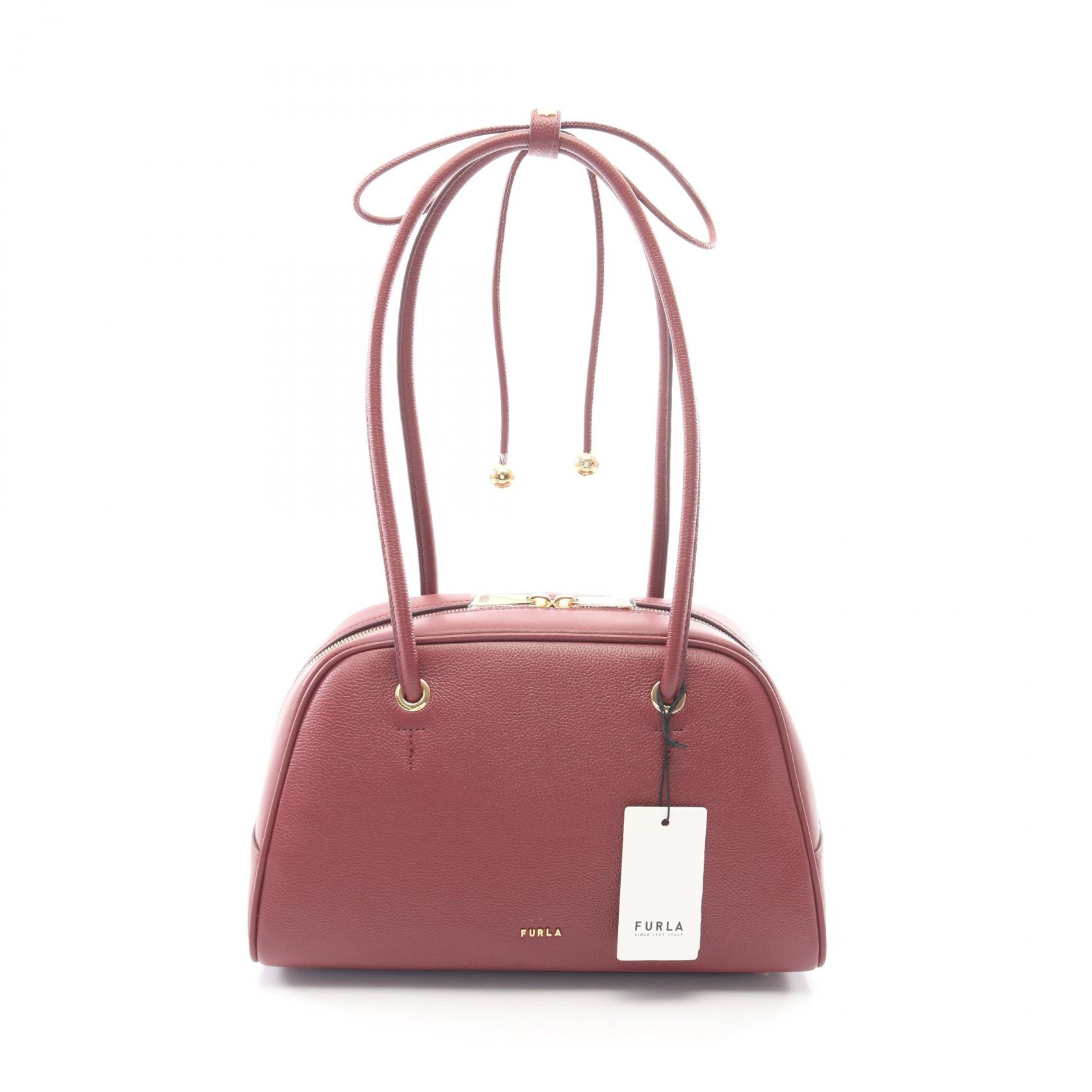 【10%OFFクーポン 7/26 9:59〆】 フルラ Furla POPPY M ショルダーバッグ バッグ レザー レディース ボルドー系 WB02109BX45734908S 【新品】|Brandoff銀座