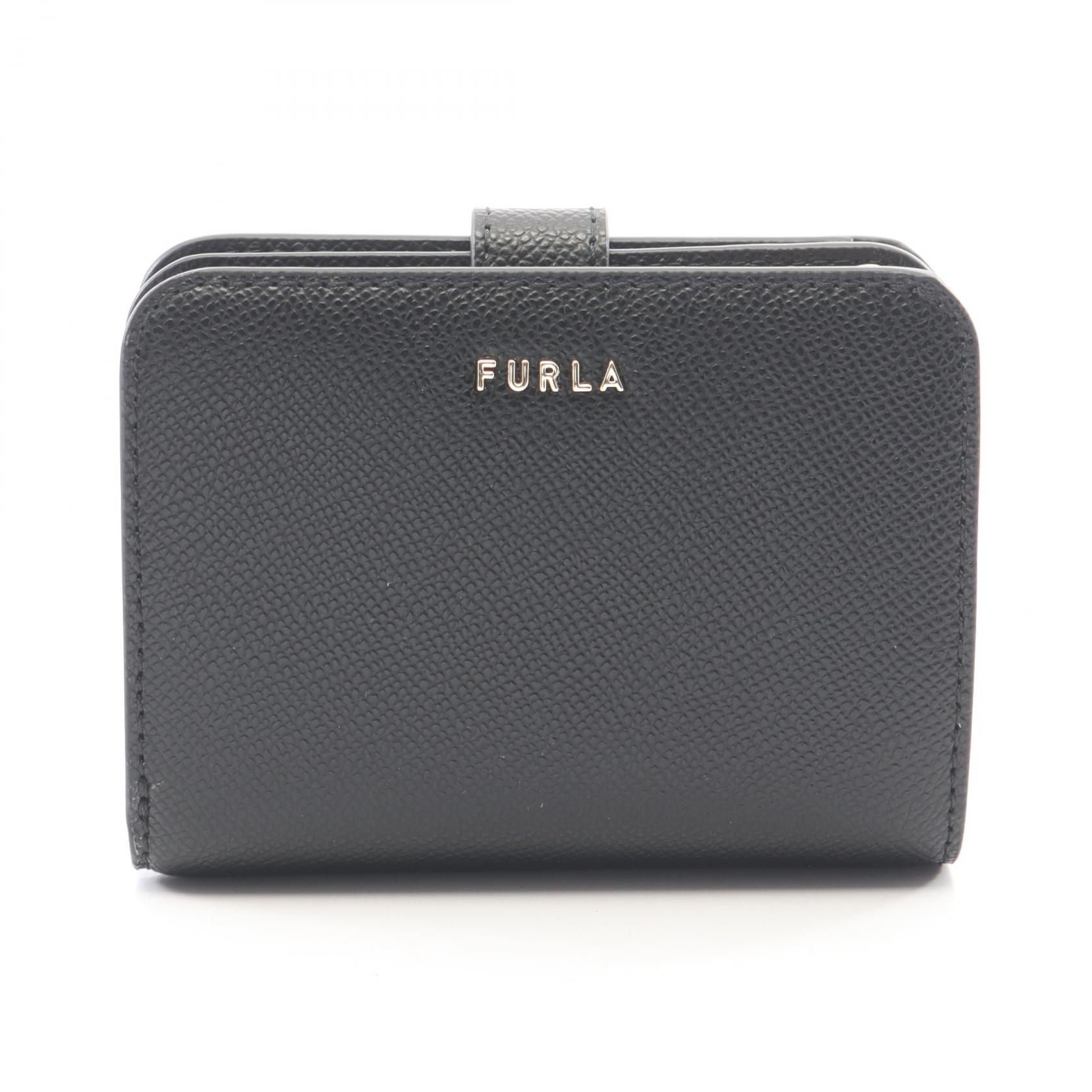 【10%OFFクーポン 7/26 9:59〆】 フルラ Furla CLASSIC 二つ折り財布 財布 レザー レディース ブラック系 WP00443BX0306O6000 【新品】|Brandoff銀座