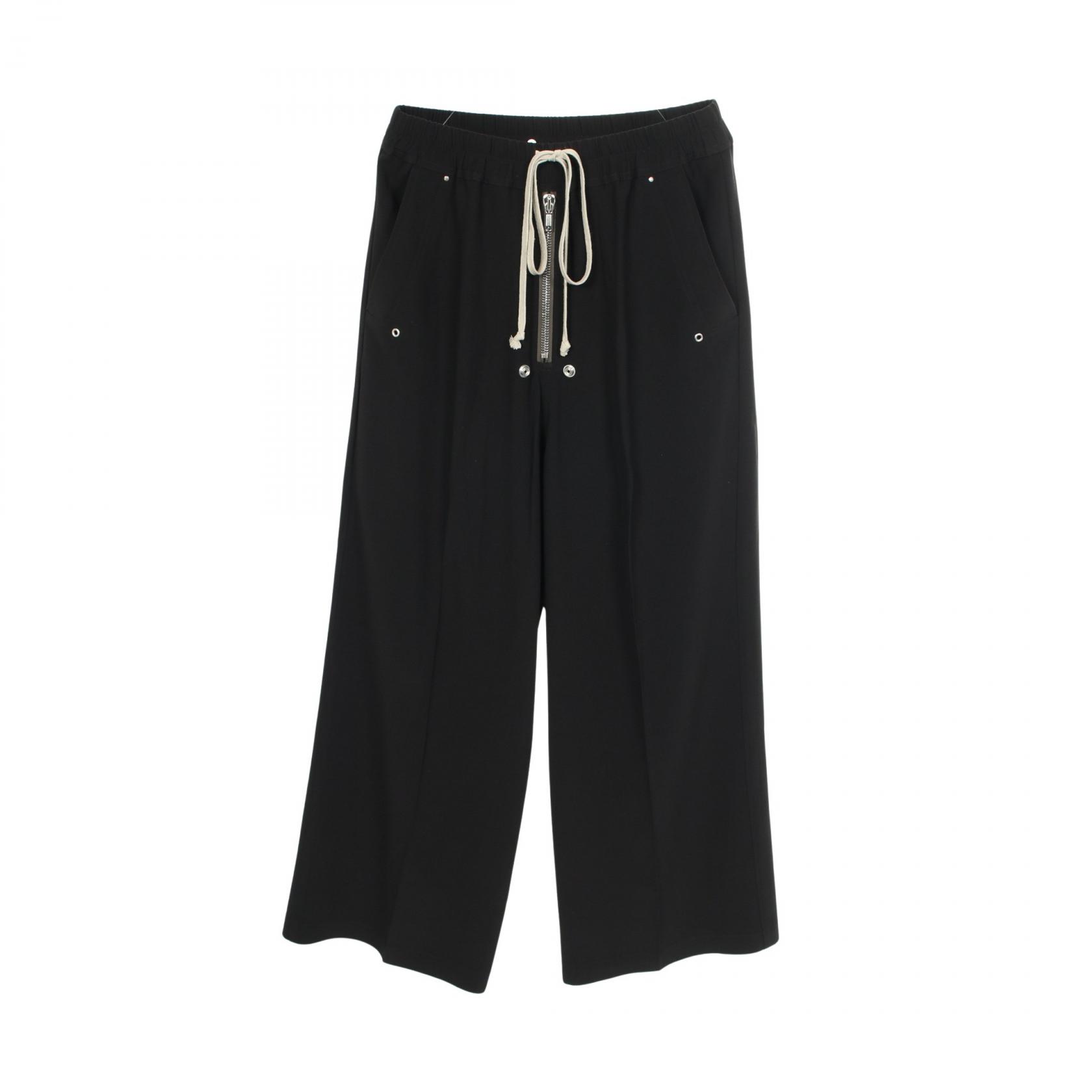 【10%OFFクーポン 7/26 9:59〆】 リックオウエンス Rick Owens GETH BELAS DRAWSTRING PANTS パンツ 衣料品 ボトムス ビスコース メンズ ブラック系 【中古】|Brandoff銀座