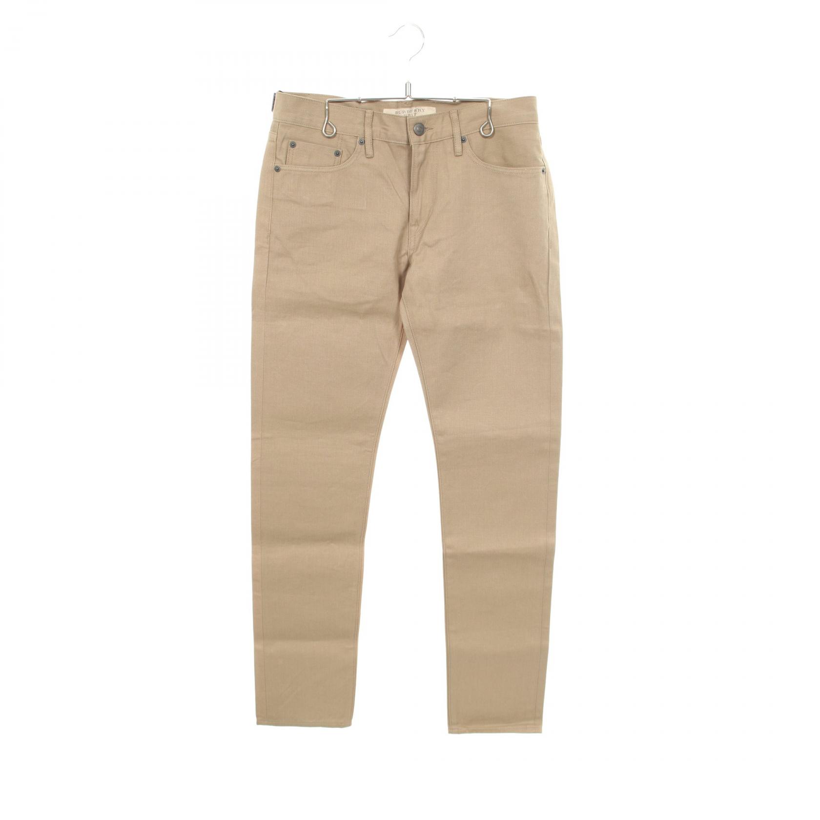 【10%OFFクーポン 7/26 9:59〆】 バーバリーブリット BURBERRY BRIT デニムパンツ 衣料品 ボトムス コットン レディース カーキ系 【中古】|Brandoff銀座