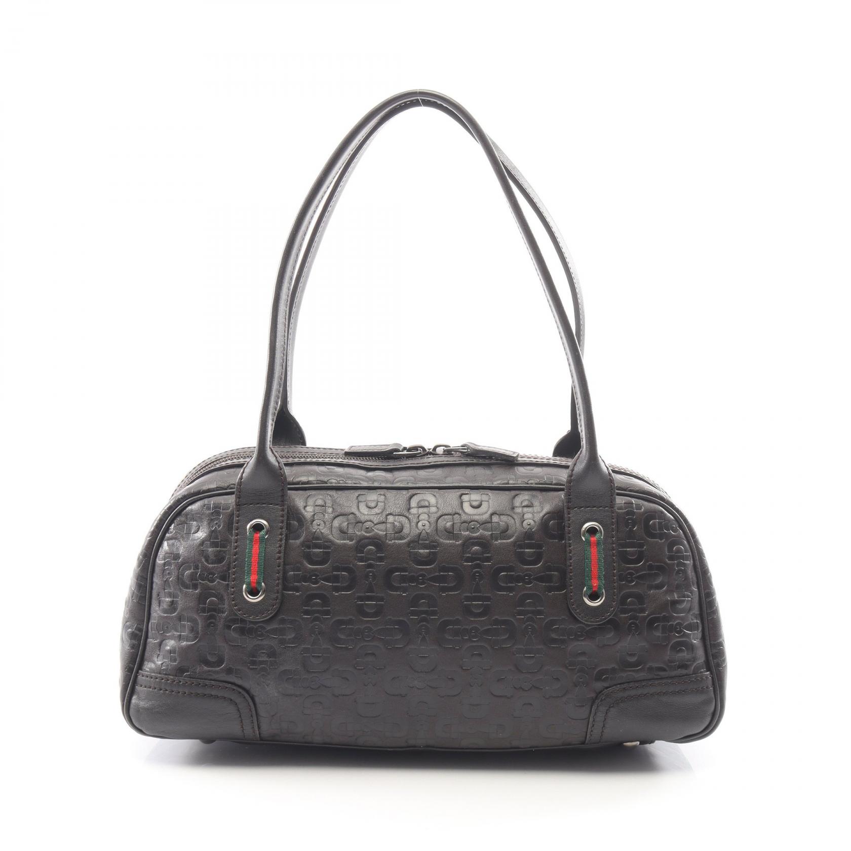 グッチ GUCCI シェリーライン ハンドバッグ バッグ レザー レディース ブラウン系 / マルチカラー 293594 【中古】｜Brandoff銀座 61,050円