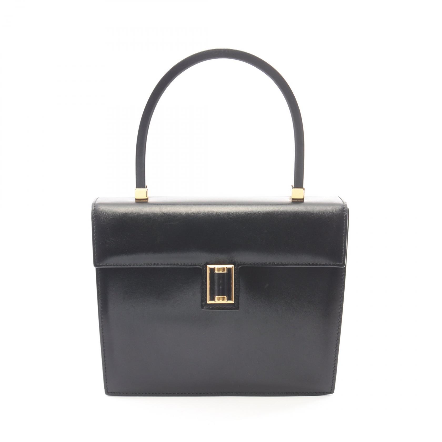 【10%OFFクーポン 7/26 9:59〆】 グッチ GUCCI ハンドバッグ バッグ レザー レディース ブラック系 000 46 0096 【中古】｜Brandoff銀座