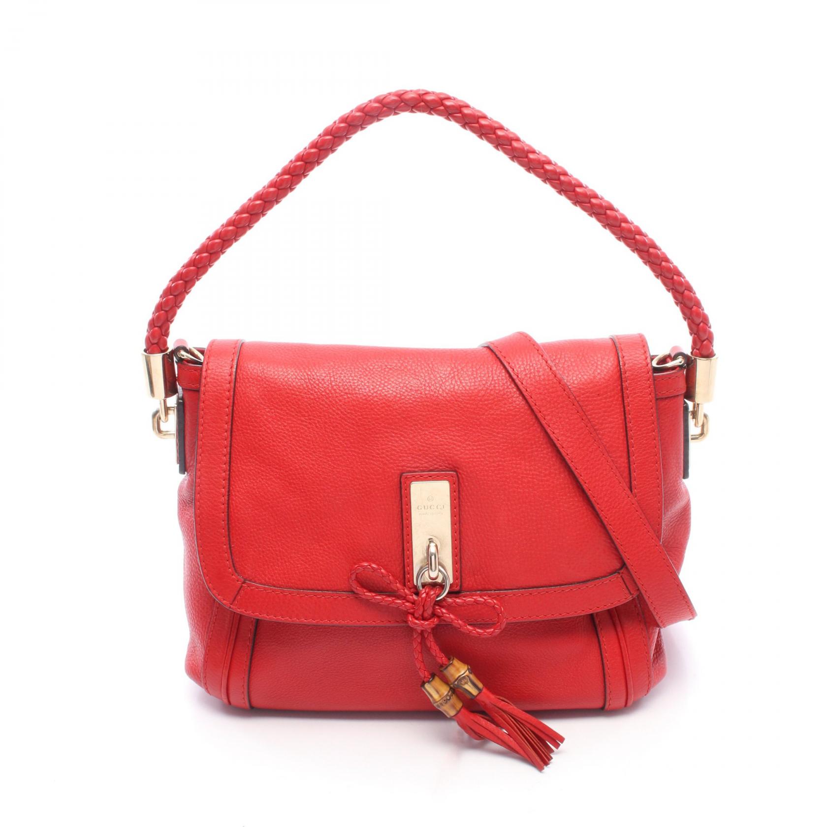 グッチ GUCCI ベラ 2WAY ショルダーバッグ バッグ レザー レディース レッド系 282301 【中古】｜Brandoff銀座