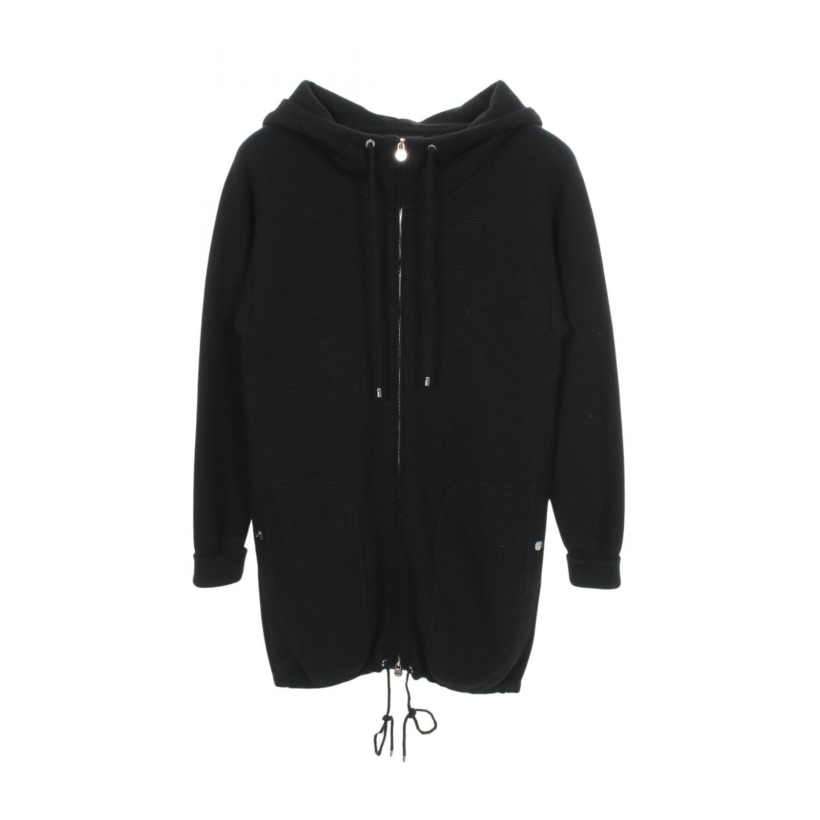 【P5倍×10%OFFクーポン 7/19 20時~】 シャネル CHANEL ココマーク ニット パーカー 衣料品 トップス カシミヤ レディース ブラック系 P52106K06768 【中古】|Brandoff銀座