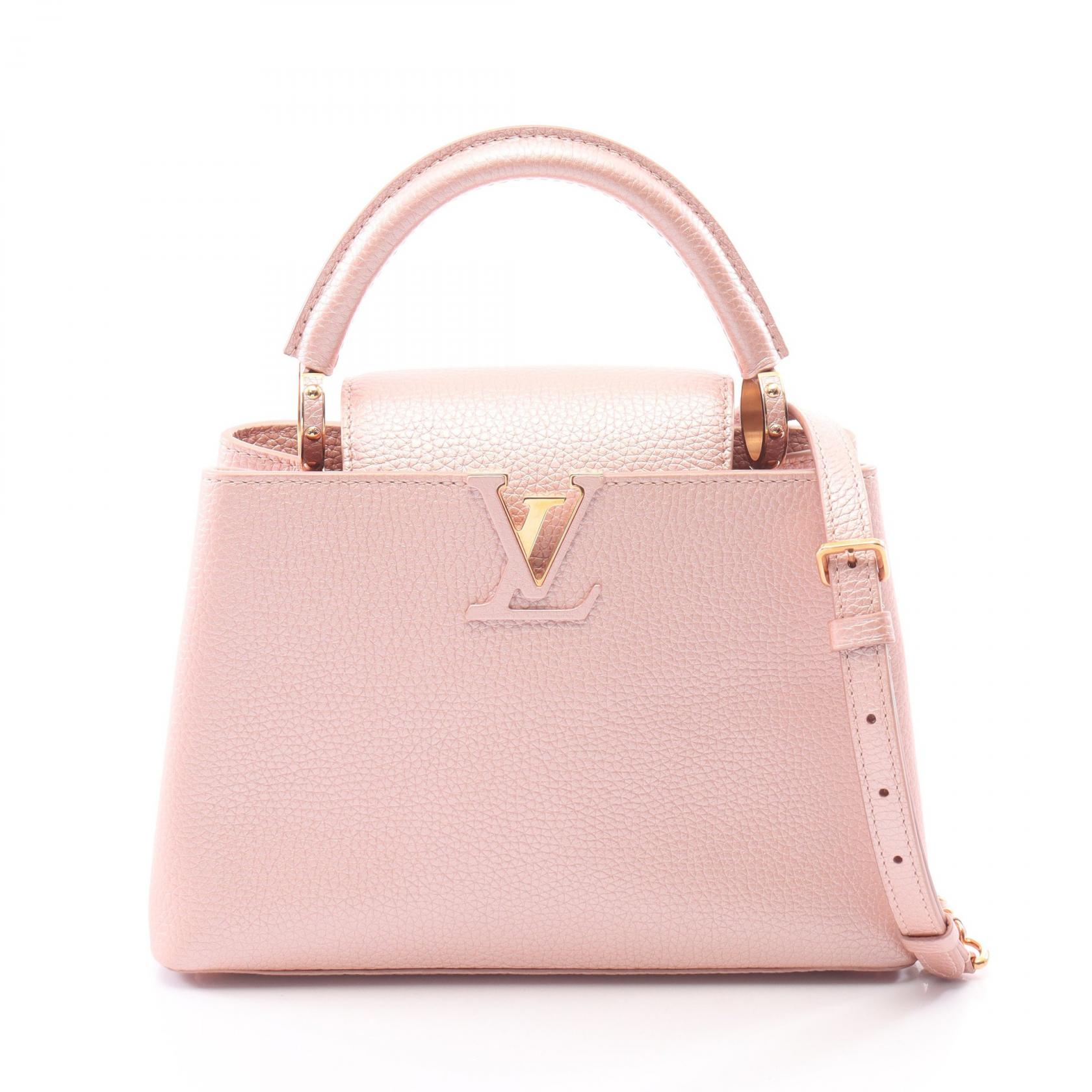 【10%OFFクーポン 7/26 9:59〆】 ルイ・ヴィトン LOUIS VUITTON カプシーヌBB 2WAY ハンドバッグ バッグ レザー レディース ピンク系 M21103 【中古】|Brandoff銀座