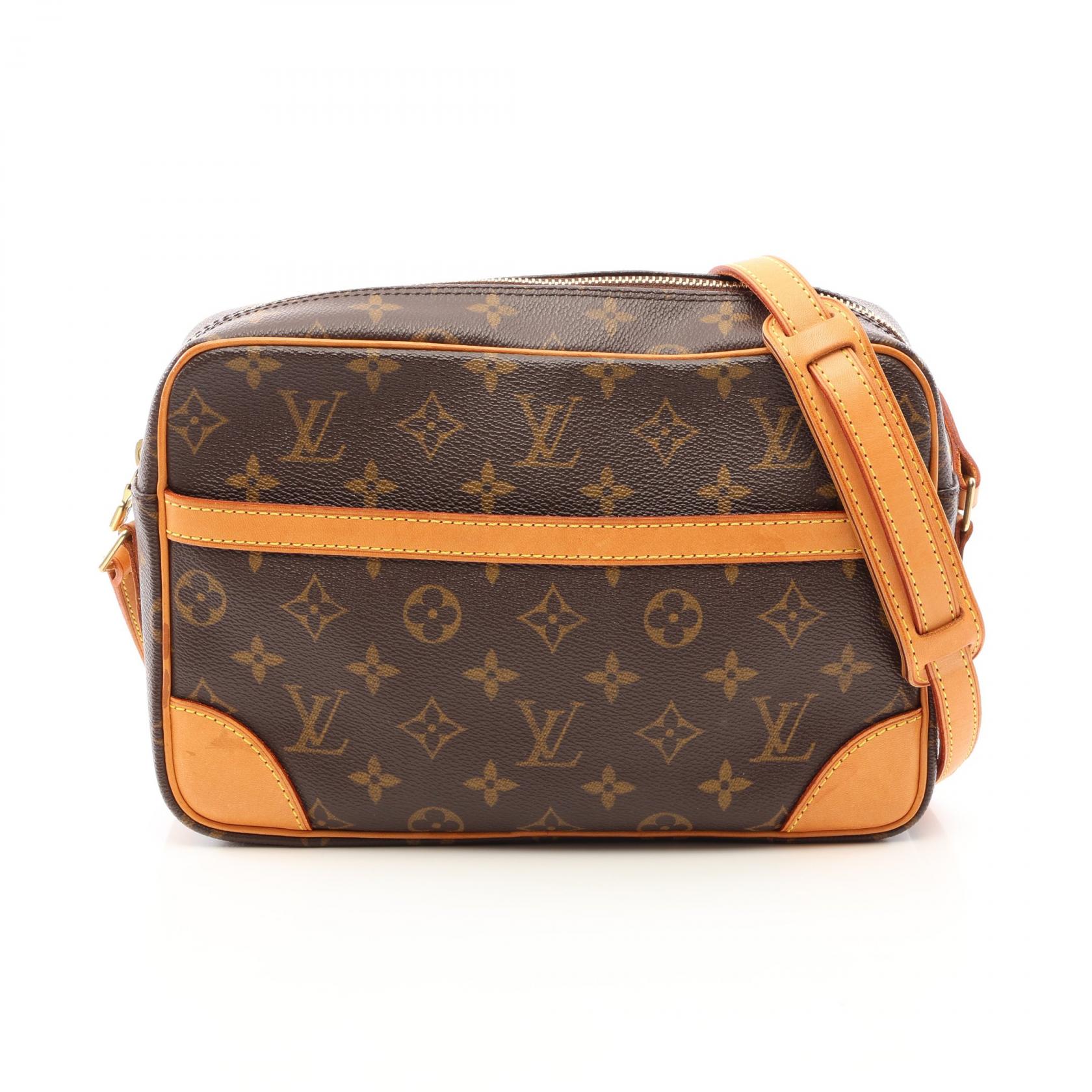 【10%OFFクーポン 7/26 9:59〆】 ルイ・ヴィトン LOUIS VUITTON トロカデロ27 モノグラム ショルダーバッグ バッグ PVCコーティングキャンバス レザー レディース ブラウン系 M51274 【中古】｜Brandoff銀座