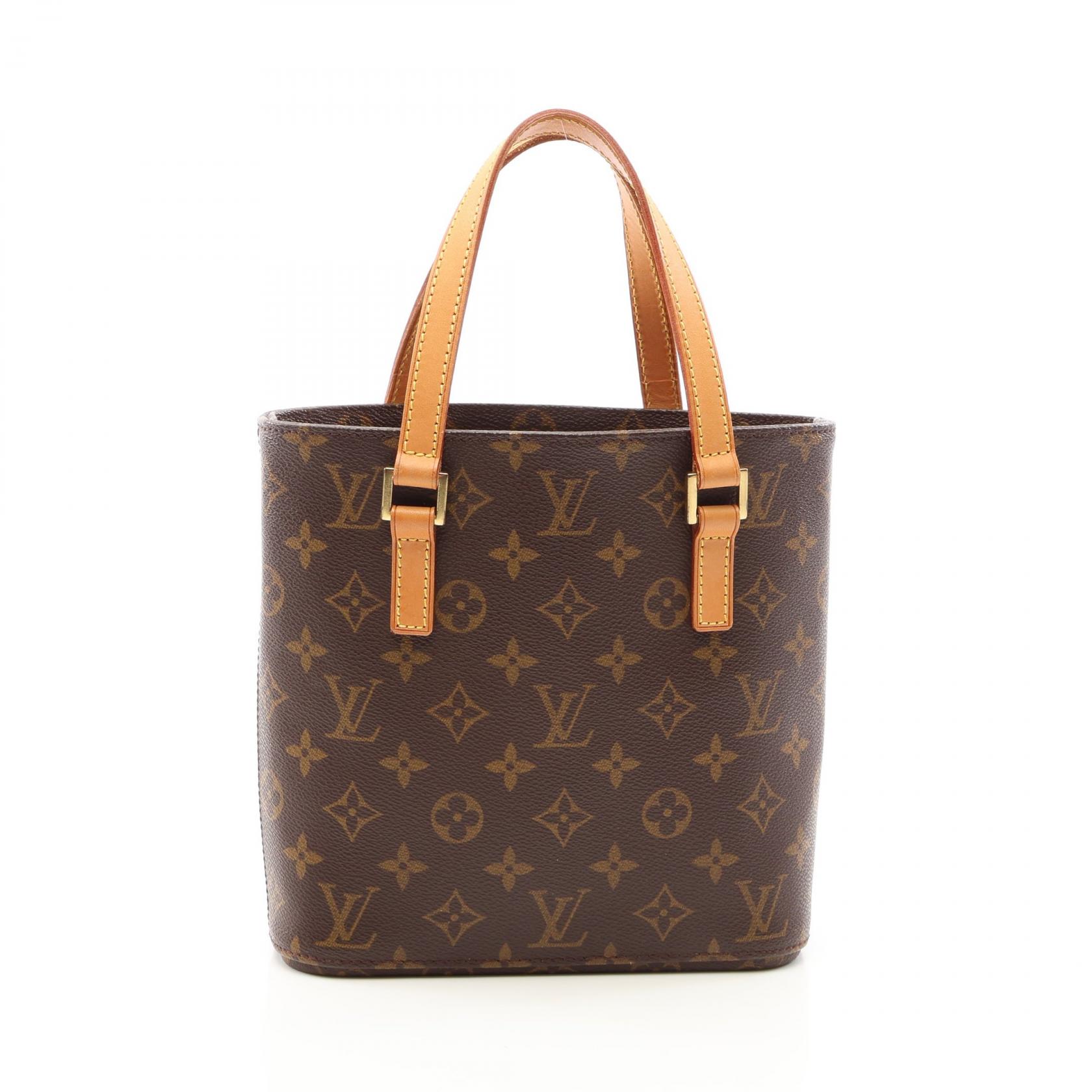 【10%OFFクーポン 7/26 9:59〆】 ルイ・ヴィトン LOUIS VUITTON ヴァヴァンPM ハンドバッグ バッグ PVCコーティングキャンバス レザー モノグラム レディース ブラウン系 M51172 【中古】｜Brandoff銀座