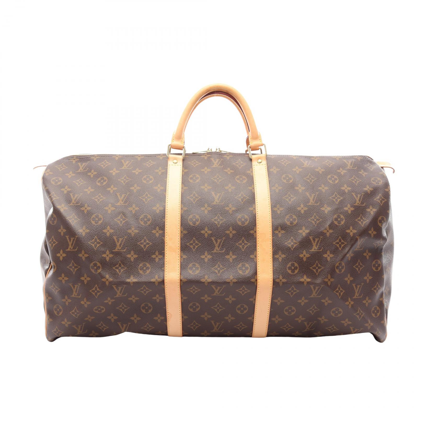 【10%OFFクーポン 7/26 9:59〆】 ルイ・ヴィトン LOUIS VUITTON キーポル60 モノグラム ボストンバッグ バッグ PVCコーティングキャンバス レザー モノグラム メンズ レディース ブラウン系 M41422 【中古】|Brandoff銀座