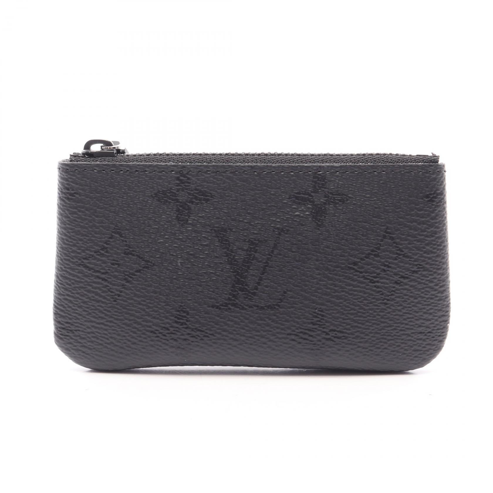 ルイ・ヴィトン LOUIS VUITTON ポシェット クレ モノグラムミッドナイト キーリング付き コインケース 財布 PVC メンズ ブラック系 M26776 【中古】|Brandoff銀座