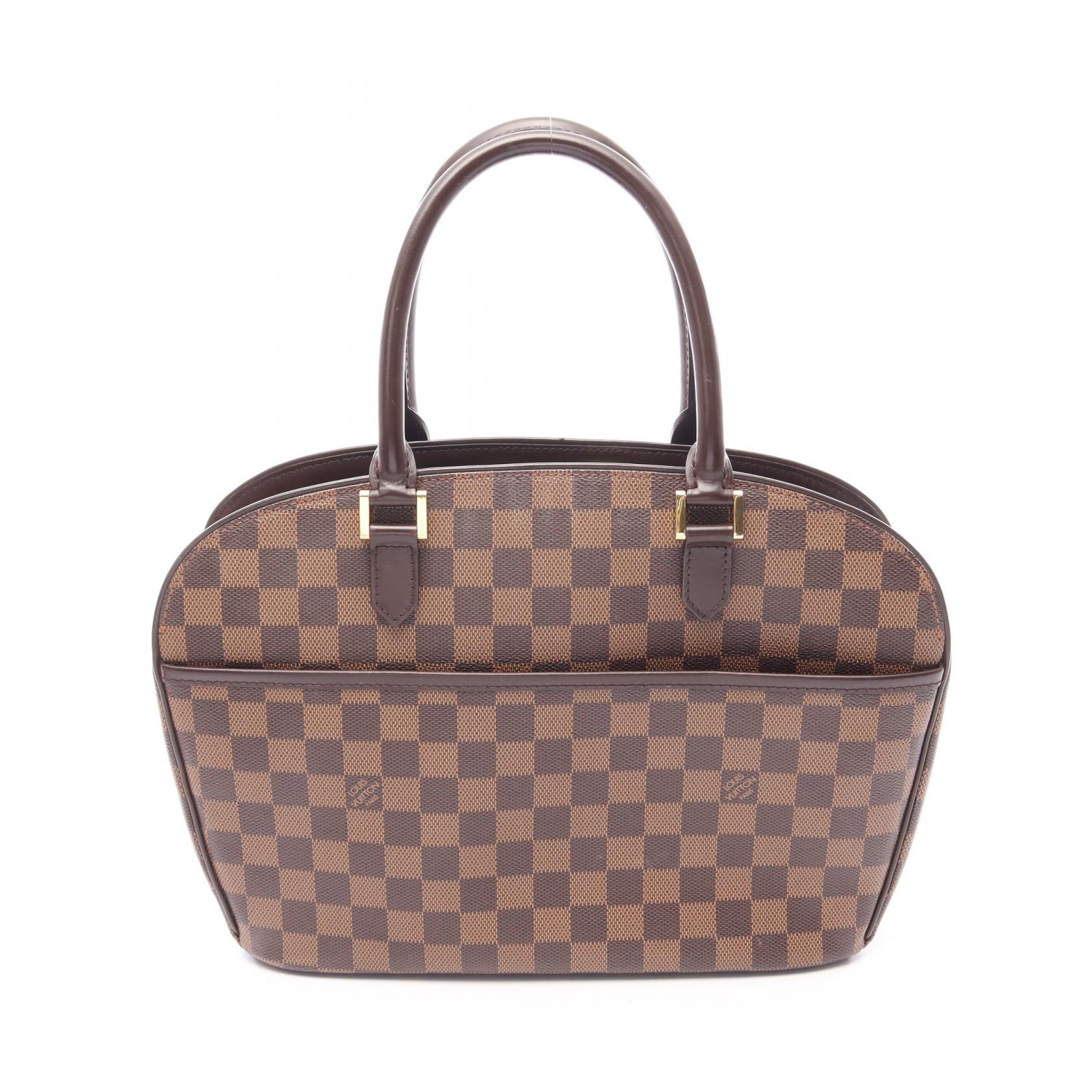 ルイ・ヴィトン LOUIS VUITTON サリア オリゾンタル ダミエエベヌ ハンドバッグ バッグ PVCコーティングキャンバス レザー ダミエ レディース ブラウン系 N51282 【中古】｜Brandoff銀座 78,650円