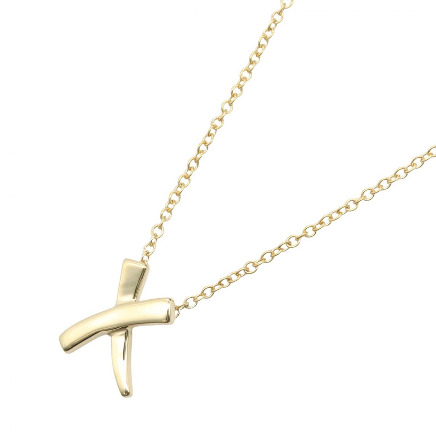 ティファニー TIFFANY＆CO キス ネックレス ネックレス ジュエリー K18（イエローゴールド） レディース ゴールド系 【中古】｜Brandoff銀座