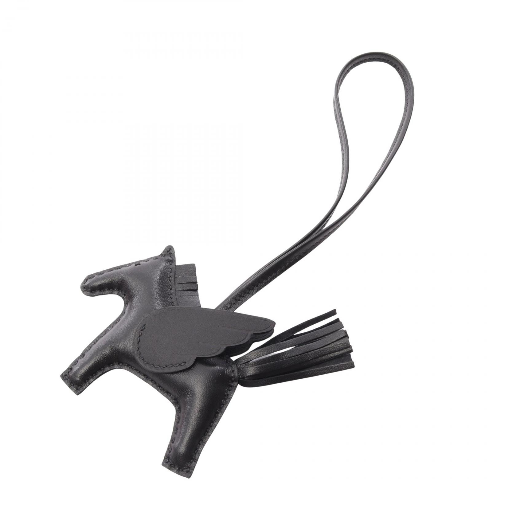 エルメス HERMES ロデオペガサスPM ソーブラック チャーム アクセサリー アニョーミロ / ヴォースイフト アニョーミロ レディース ブラック系 【中古】｜Brandoff銀座