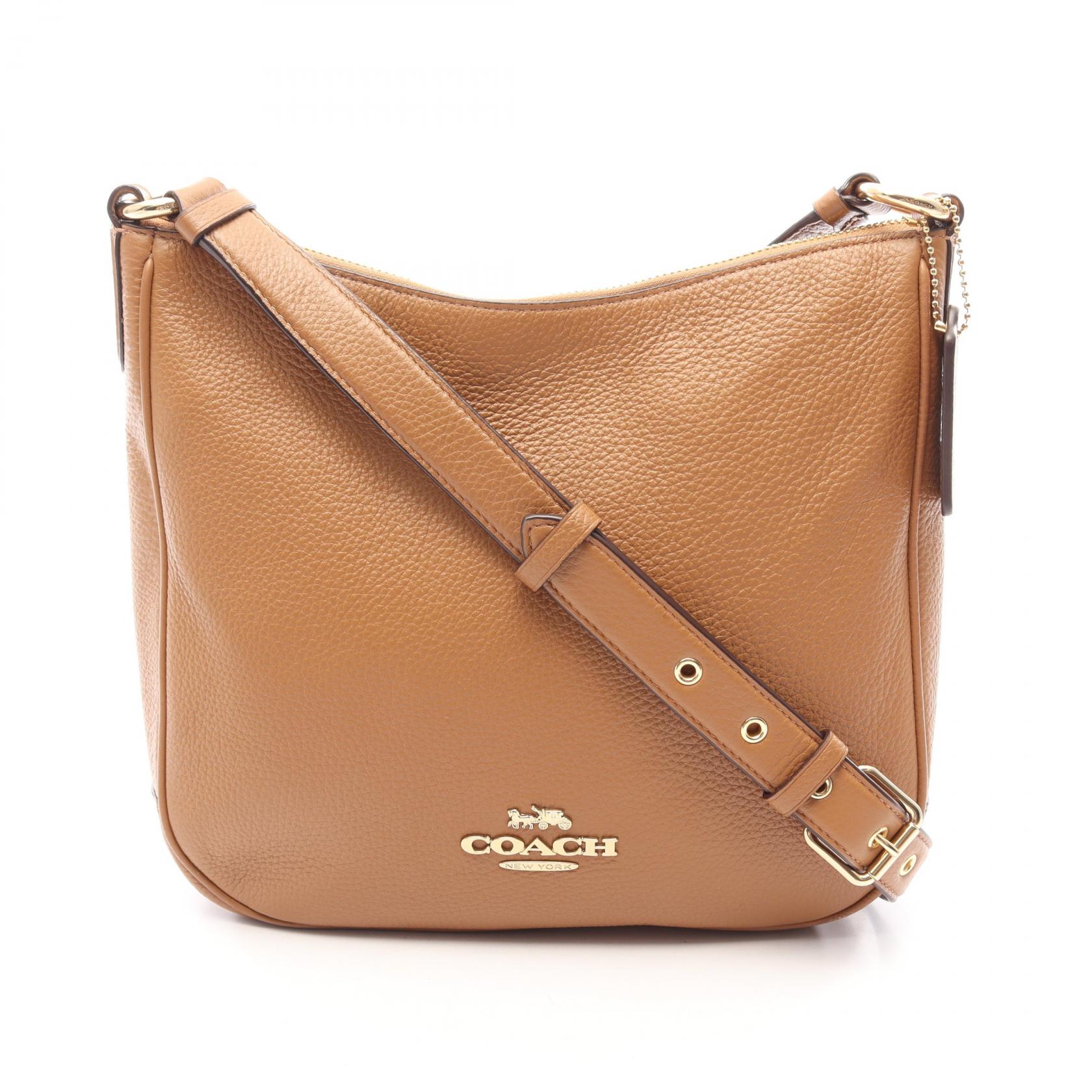 コーチ COACH エリー ファイル ショルダーバッグ バッグ レザー レディース ブラウン系 C1648 【中古】|Brandoff銀座