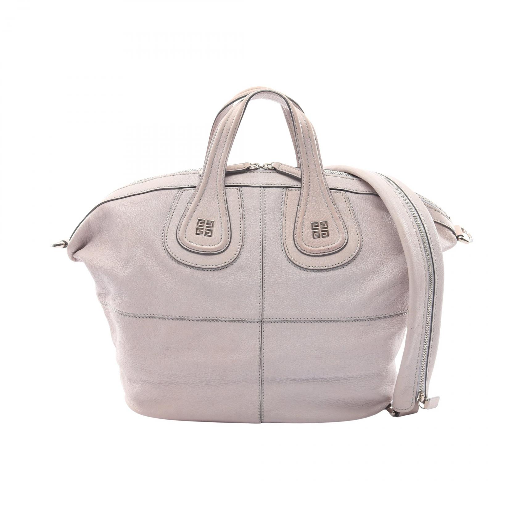 ジバンシィ GIVENCHY ナイチンゲール 2WAY ハンドバッグ バッグ レザー レディース グレー系 【中古】｜Brandoff銀座