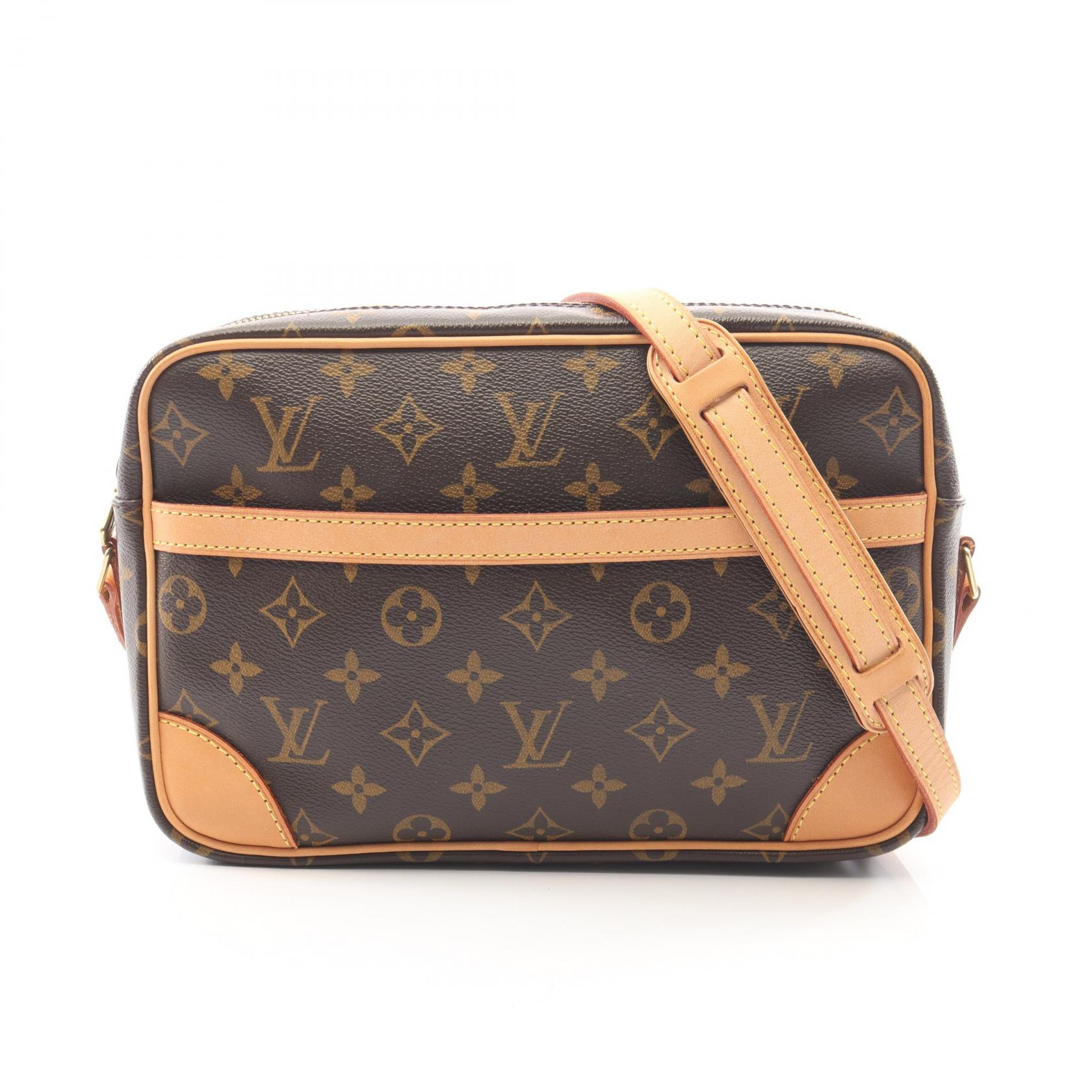ルイ・ヴィトン LOUIS VUITTON トロカデロ27 モノグラム ショルダーバッグ バッグ PVCコーティングキャンバス レザー レディース ブラウン系 M51274 【中古】｜Brandoff銀座 132,000円