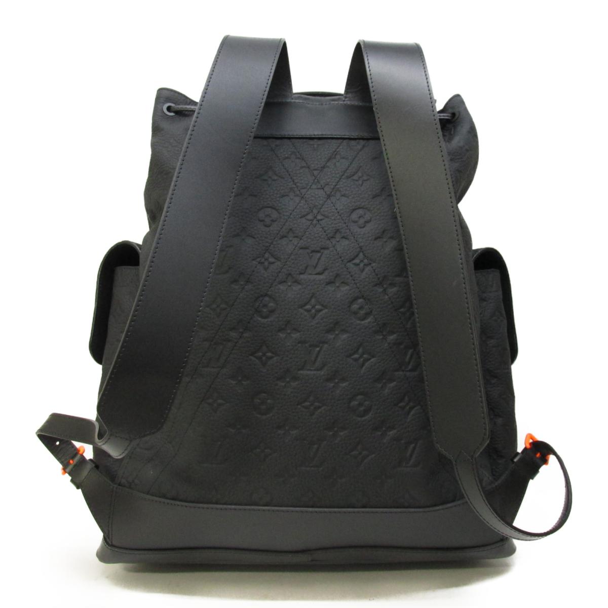 Brandoffginza: Auth LOUIS VUITTON Christopher Backpack GM Backpack Rucksack M53285 Taurillon ...