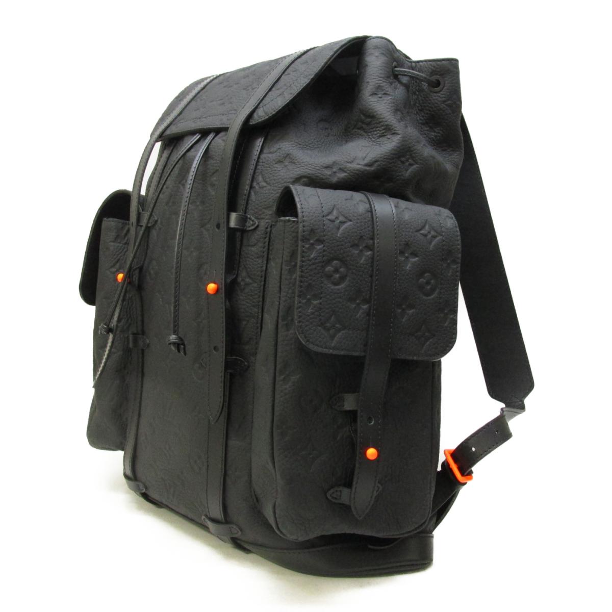 Brandoffginza: Auth LOUIS VUITTON Christopher Backpack GM Backpack Rucksack M53285 Taurillon ...