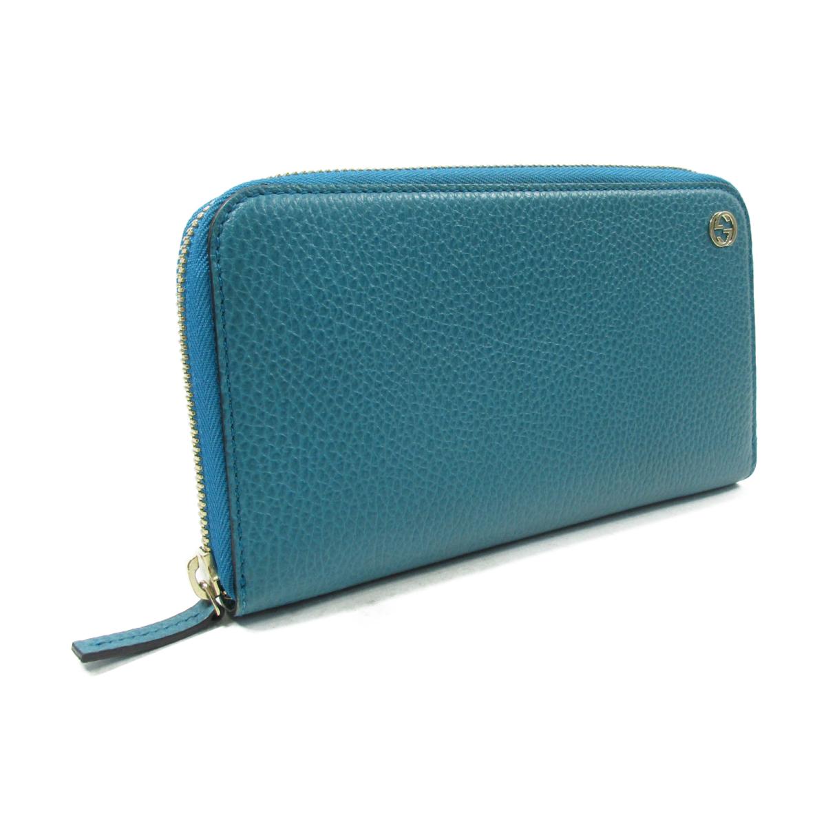 中古 ラウンド長財布 レディース 最大3万円クーポン グッチ グッチ ブルー ラウンド長財布 レザー 中古 Gucci Brandoff ブランド財布 3日09 59まで ブランドオフ ブランド 財布 レディース財布 サイフ Brandoff銀座 Gucci ラウンド長財布