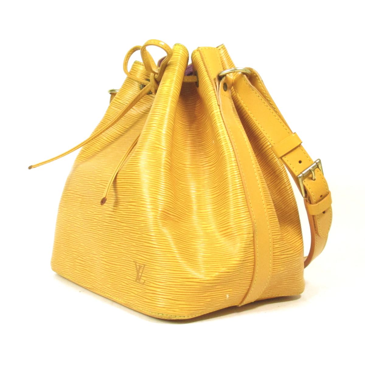 Brandoffginza: Auth LOUIS VUITTON Petite Noe Drawstring Shoulder Bag M44109 Epi Tassil Yellow ...