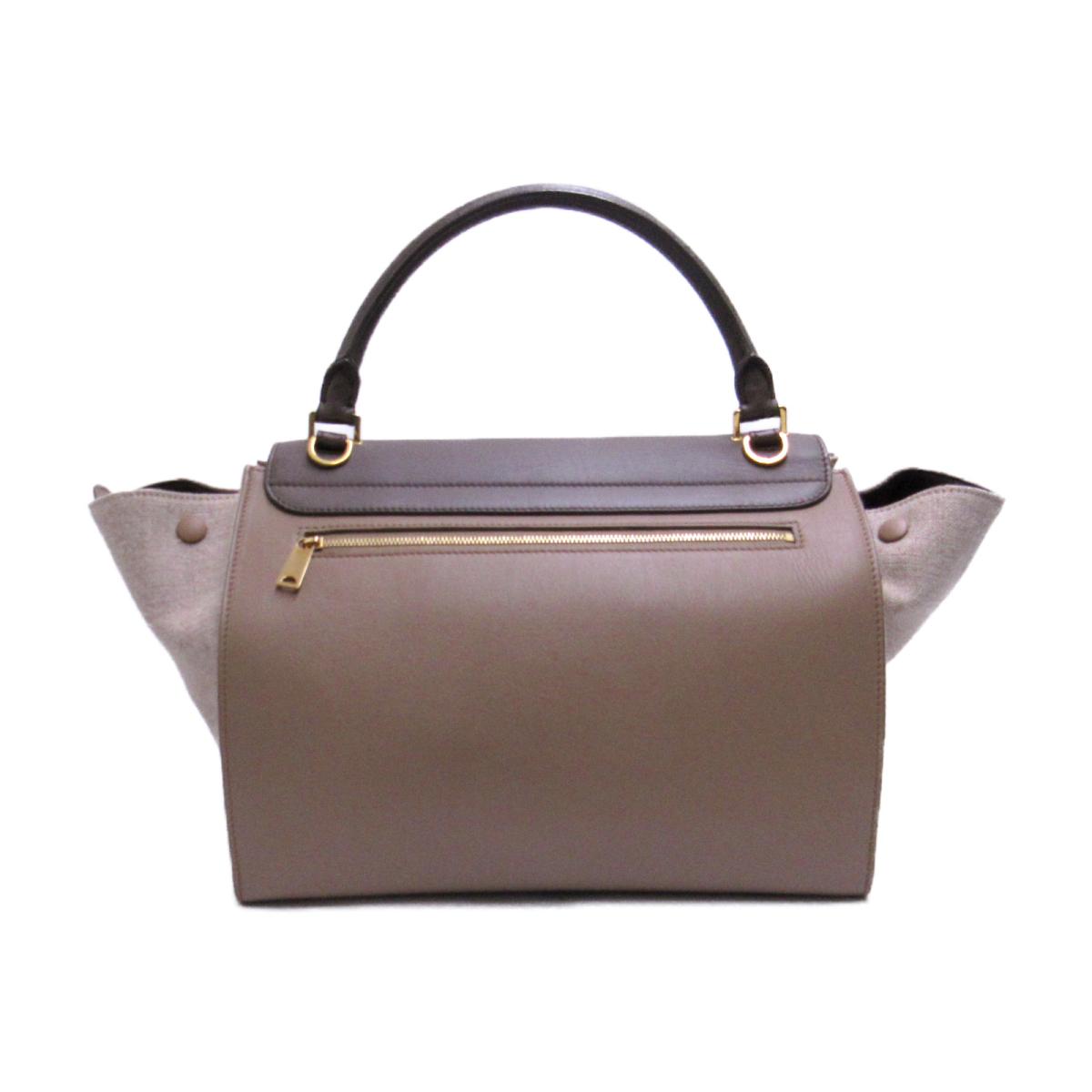 適切な価格返品ok セリーヌ バーキン トラペーズショルダーバッグ Hermes バッグ 銀座 レディース キャンバス ｘ レザー ベージュ 中古 ブランド Brandoff銀座 Celine トラペーズショルダーバッグ バッグ ランクa 送料無料 ブランドオフ 誕生日 プレゼント ギフト