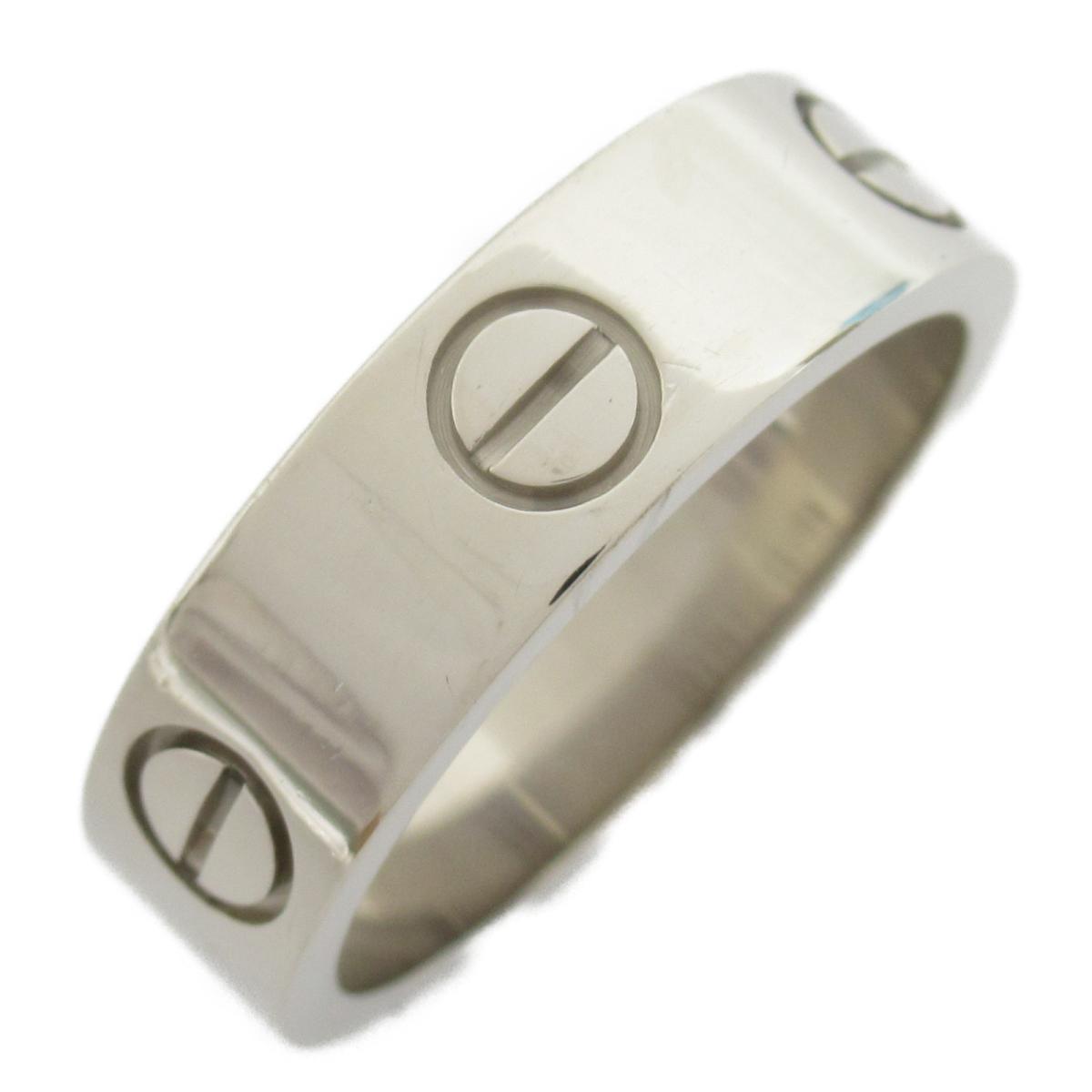 ファッションなデザイン 750 K18wg レディース 指輪 ラブリング カルティエ 中古 ホワイトゴールド 宝石 リング アクセサリー ジュエリー ブランド ブランドオフ Brandoff Cartier B 指輪 リング Rzapanda Com