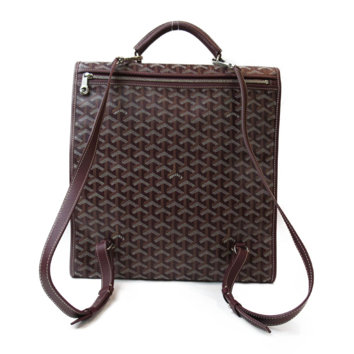 バックパック 中古 メンズ 中古 ゴヤール Goyard レディース 3月6日まで最大 000円offクーポン 全品p2倍 サンレジェバッグ Pvc メンズ ボルドー Goyard Brandoff ブランドオフ ブランド ブランドバッグ ブランドバック バッグ バック リュック リュック
