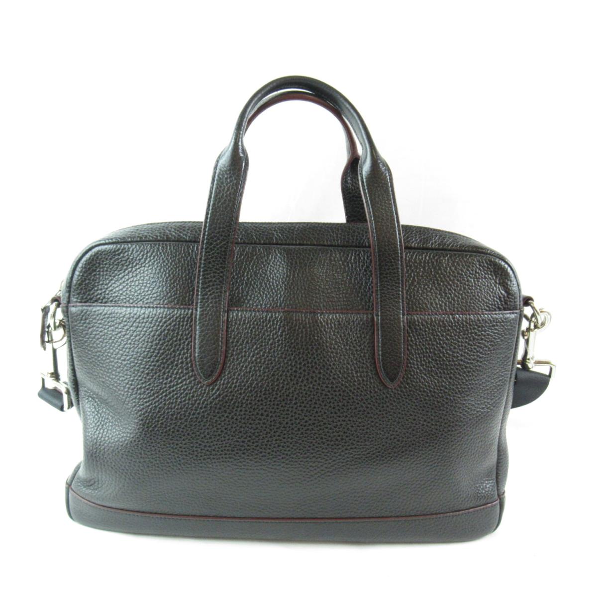 特売 コーチ メンズ 2wayショルダーバッグ 中古 Coach レザー F ショルダーバッグ 小物 ブランド雑貨 3月4日時 最大 000円offクーポン 全品p2倍 メンズ ブラック Coach Brandoff ブランドオフ レディース ブランド ブランドバッグ バッグ