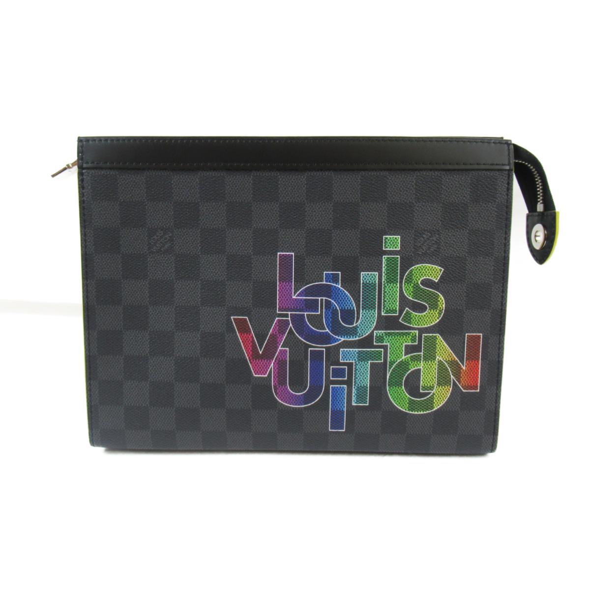 国内最大級の品揃え Louis Vuitton ポシェットヴォワヤージュ セカンドバッグ クラッチバッグ バッグ ランクa 送料無料 ブランドオフ 誕生日 プレゼント ギフト 中古 ルイヴィトン ポシェットヴォワヤージュ セカンドバッグ クラッチバッグ メンズ ダミエ グラ