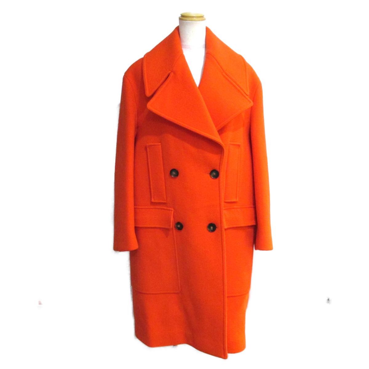 中古 ステラ マッカートニー コート レディース ウール100 オレンジ Stella Mccartney Brandoff ブランドオフ 衣料品 衣類 ブランド アウター ジャケット Filmsdeculfrancais Com